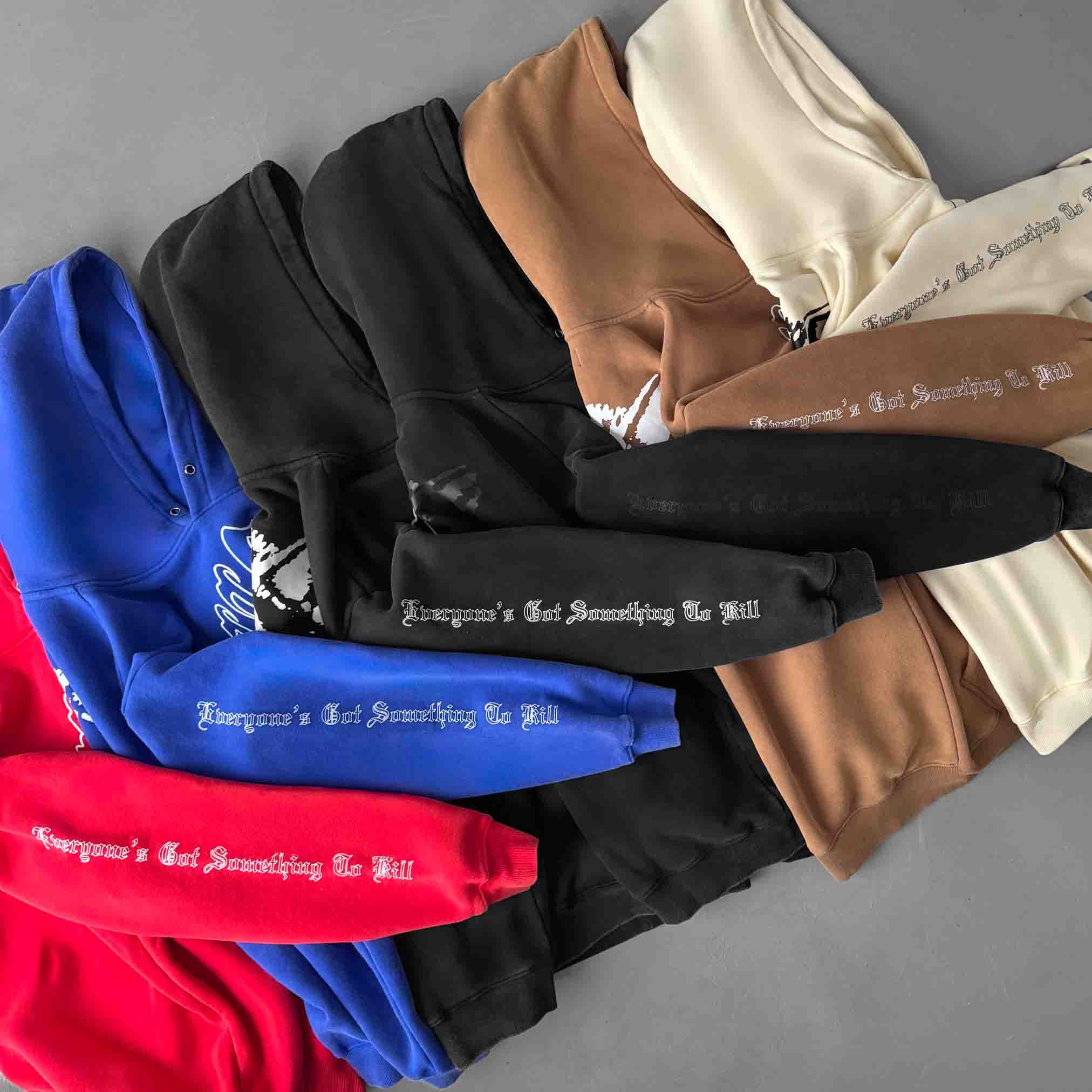 KILL CREW OVERSIZED LUX HOODIE - SAND - Image 6