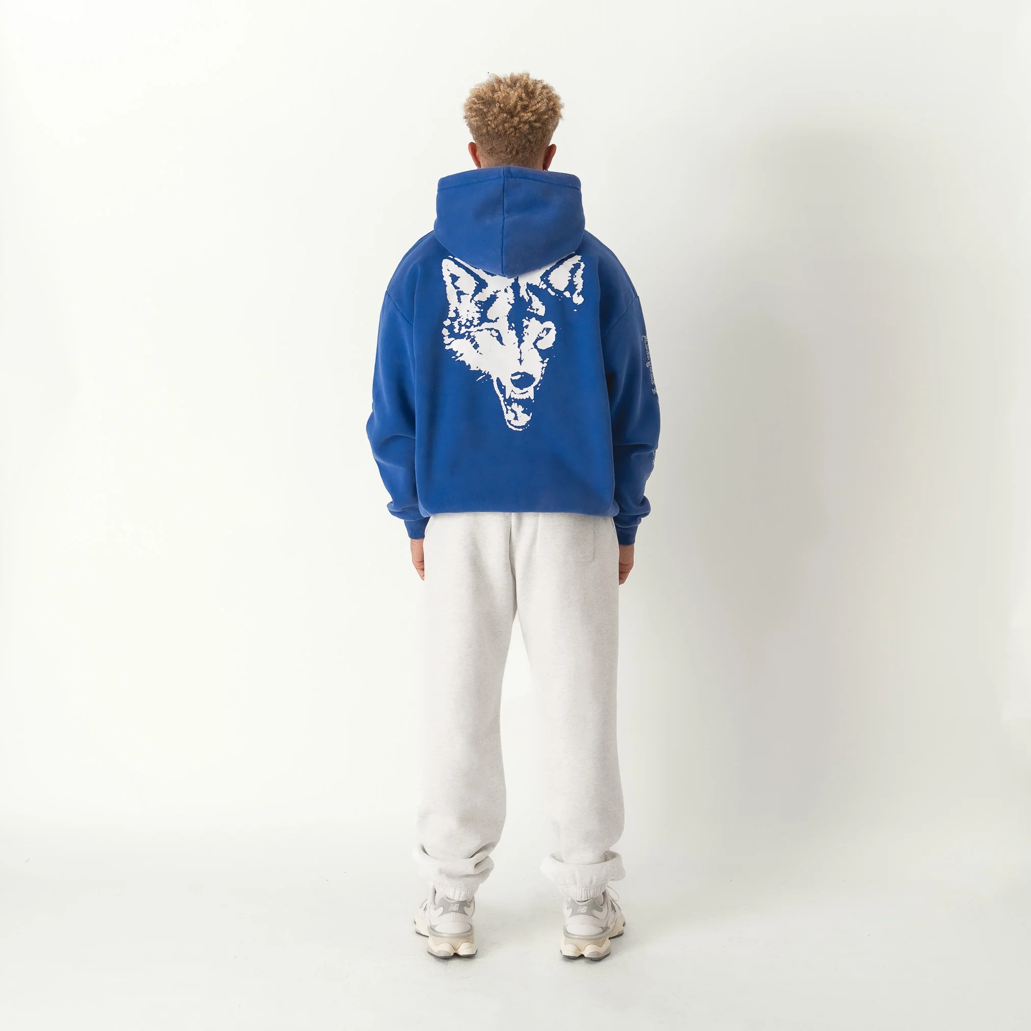 KILL CREW OVERSIZED LUX HOODIE - BLUE - Image 3
