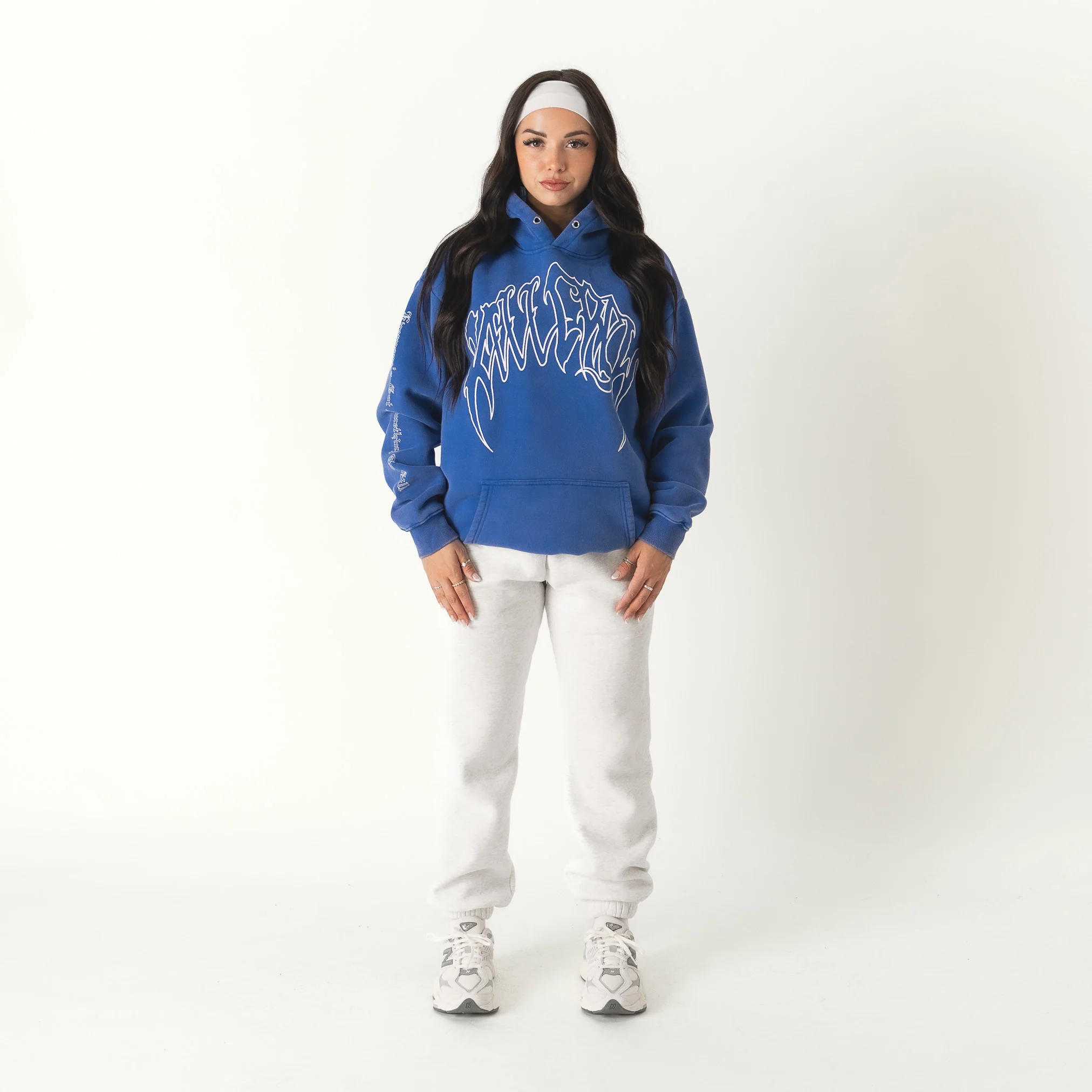 KILL CREW OVERSIZED LUX HOODIE - BLUE - Image 4