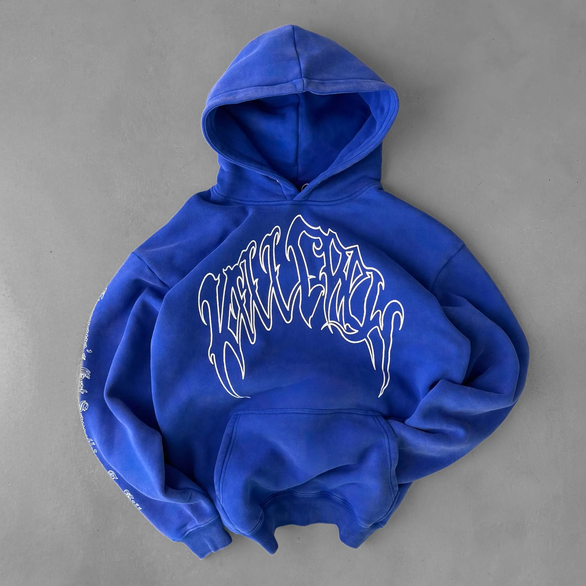 KILL CREW OVERSIZED LUX HOODIE - BLUE - Image 5