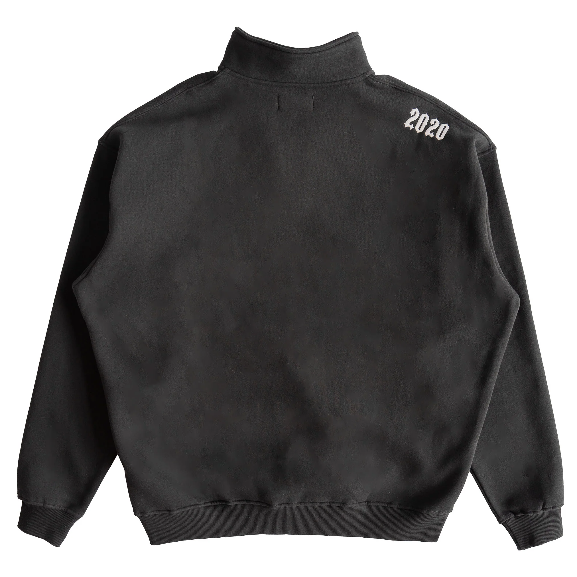 KILL CREW LUX QUARTER ZIP UP - BLACK / WHITE - Image 2