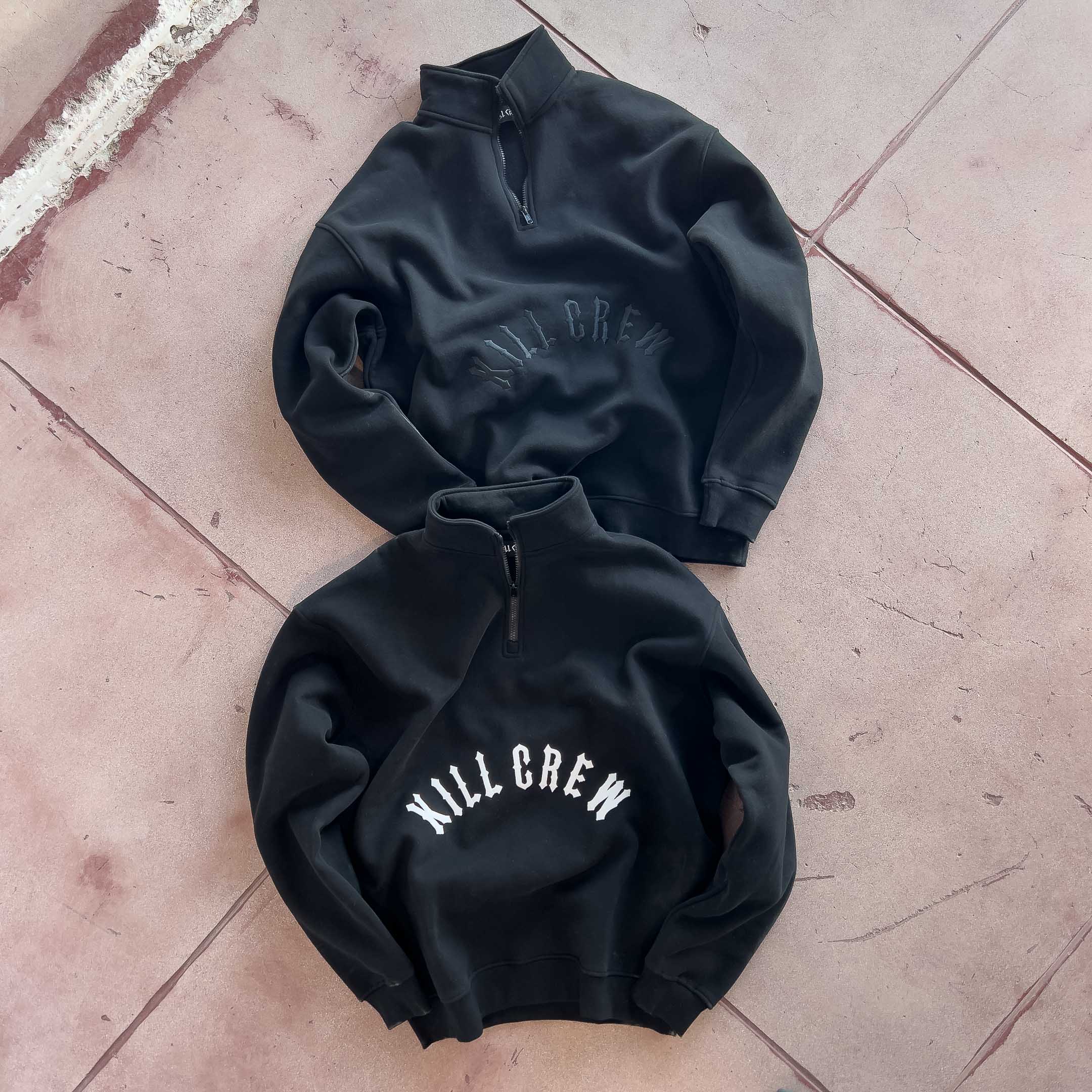 KILL CREW LUX QUARTER ZIP UP - BLACKOUT - Image 5
