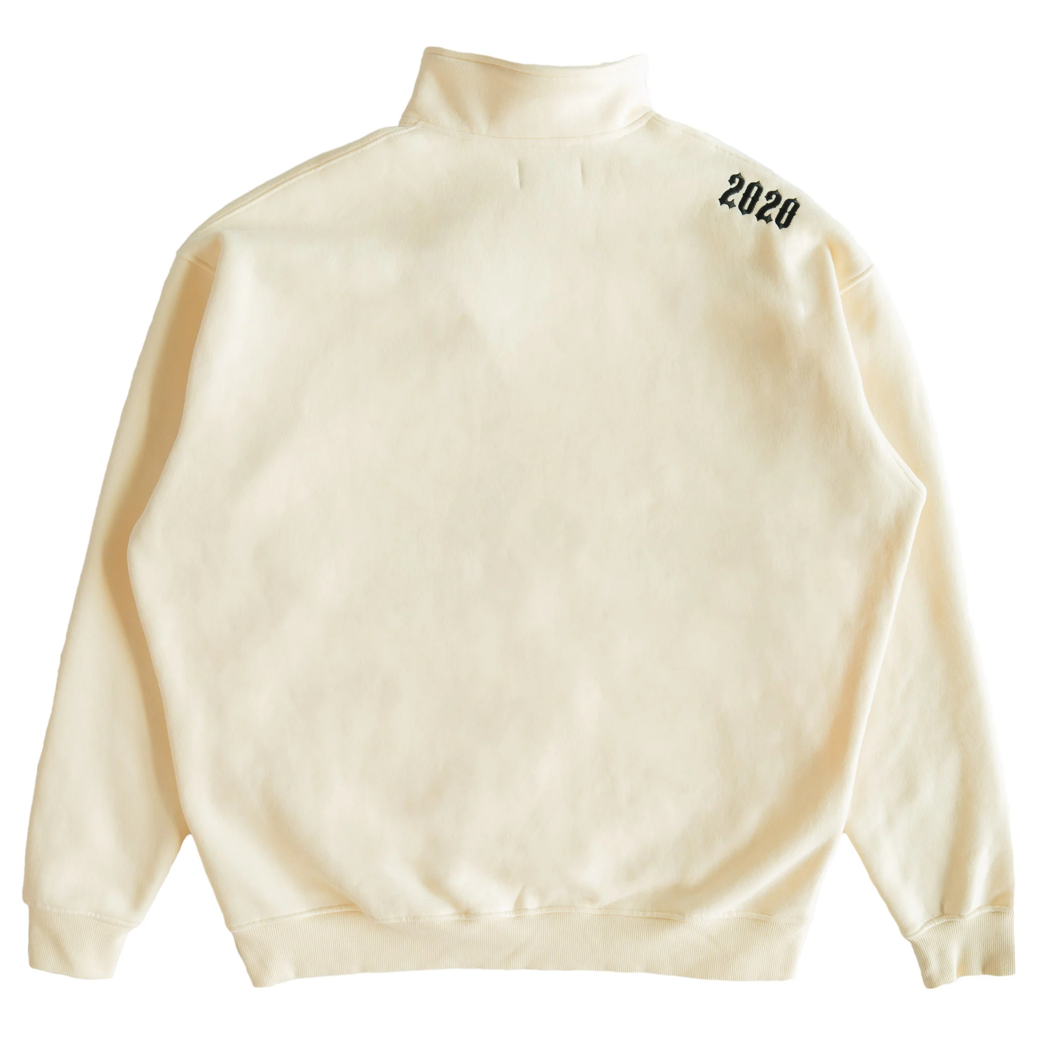 KILL CREW LUX QUARTER ZIP UP - CREAM / BLACK - Image 2