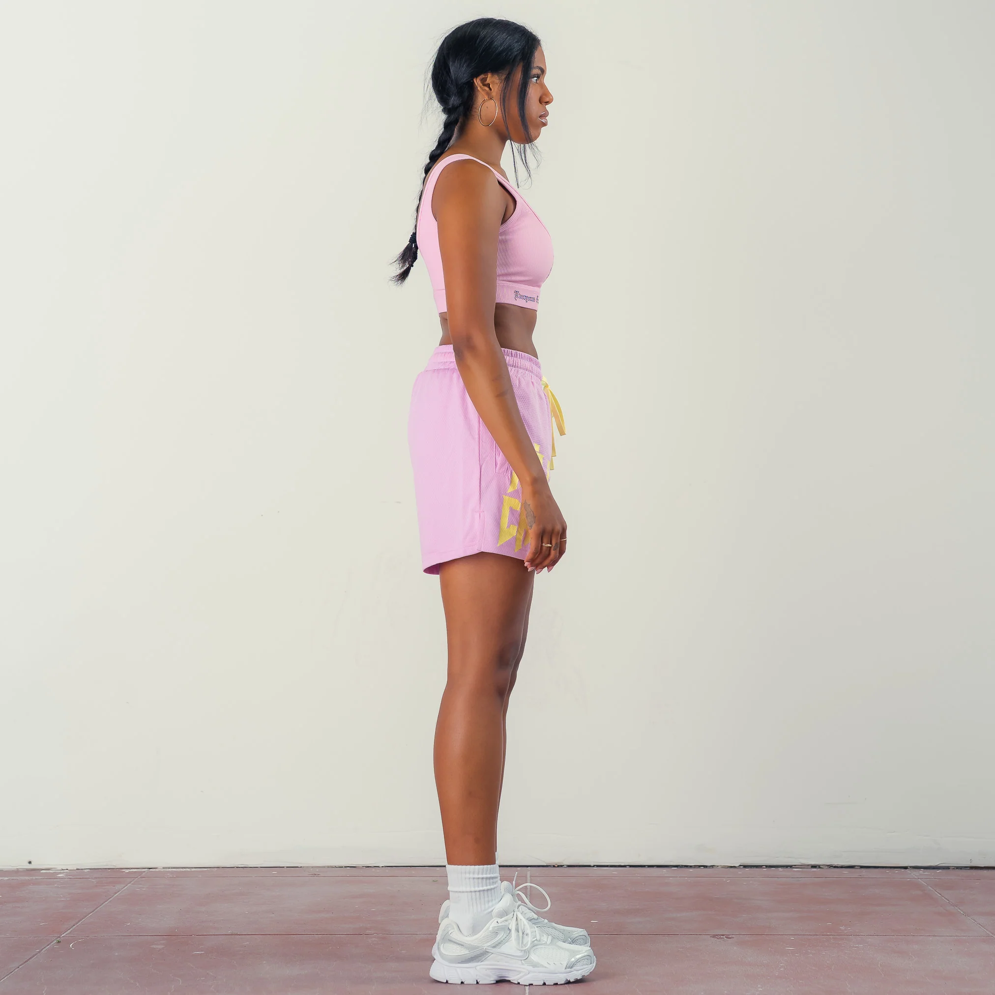 KILL CREW RIBBED SPORTS BRA - PINK - Image 4