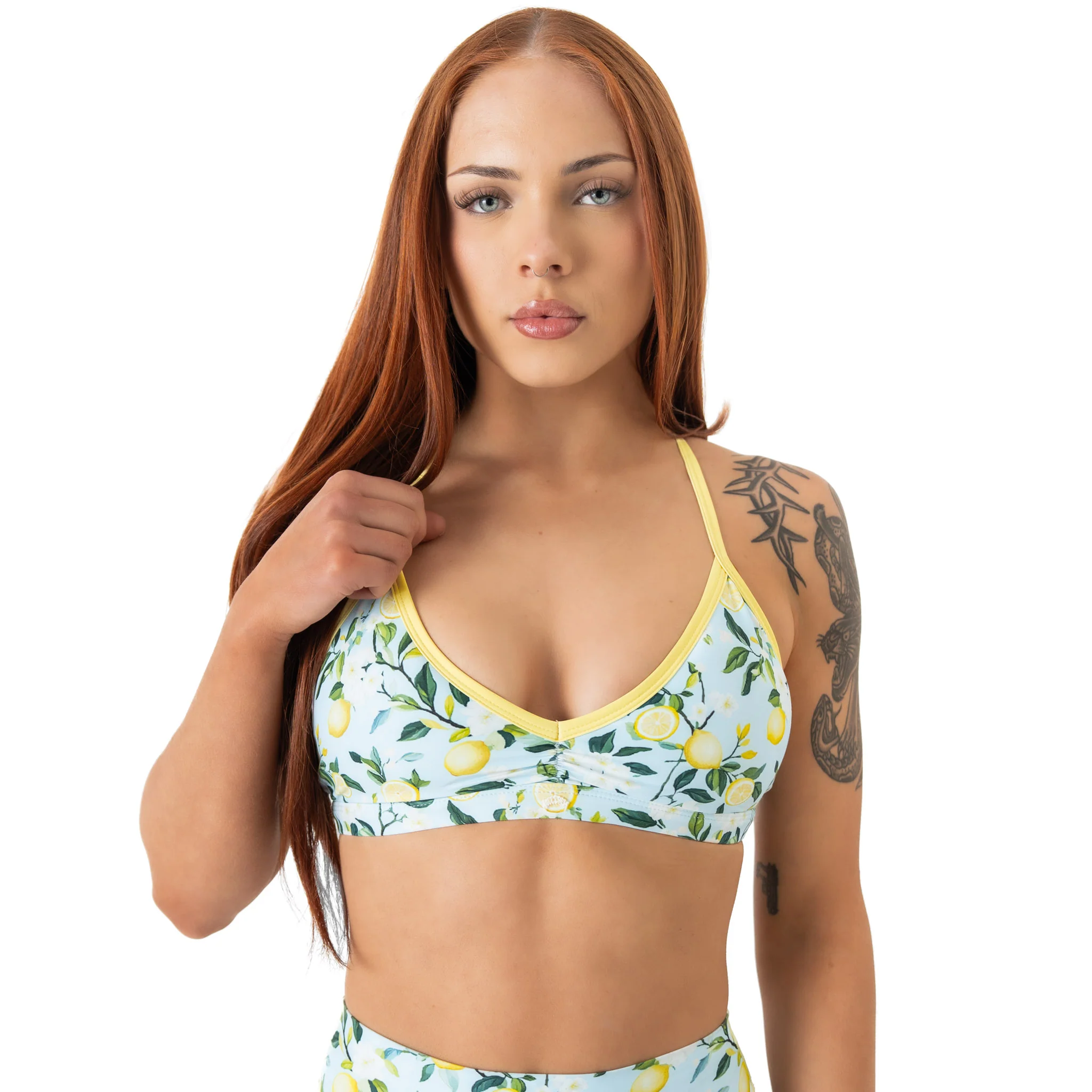 LEMON SPORTS BRA - BLUE