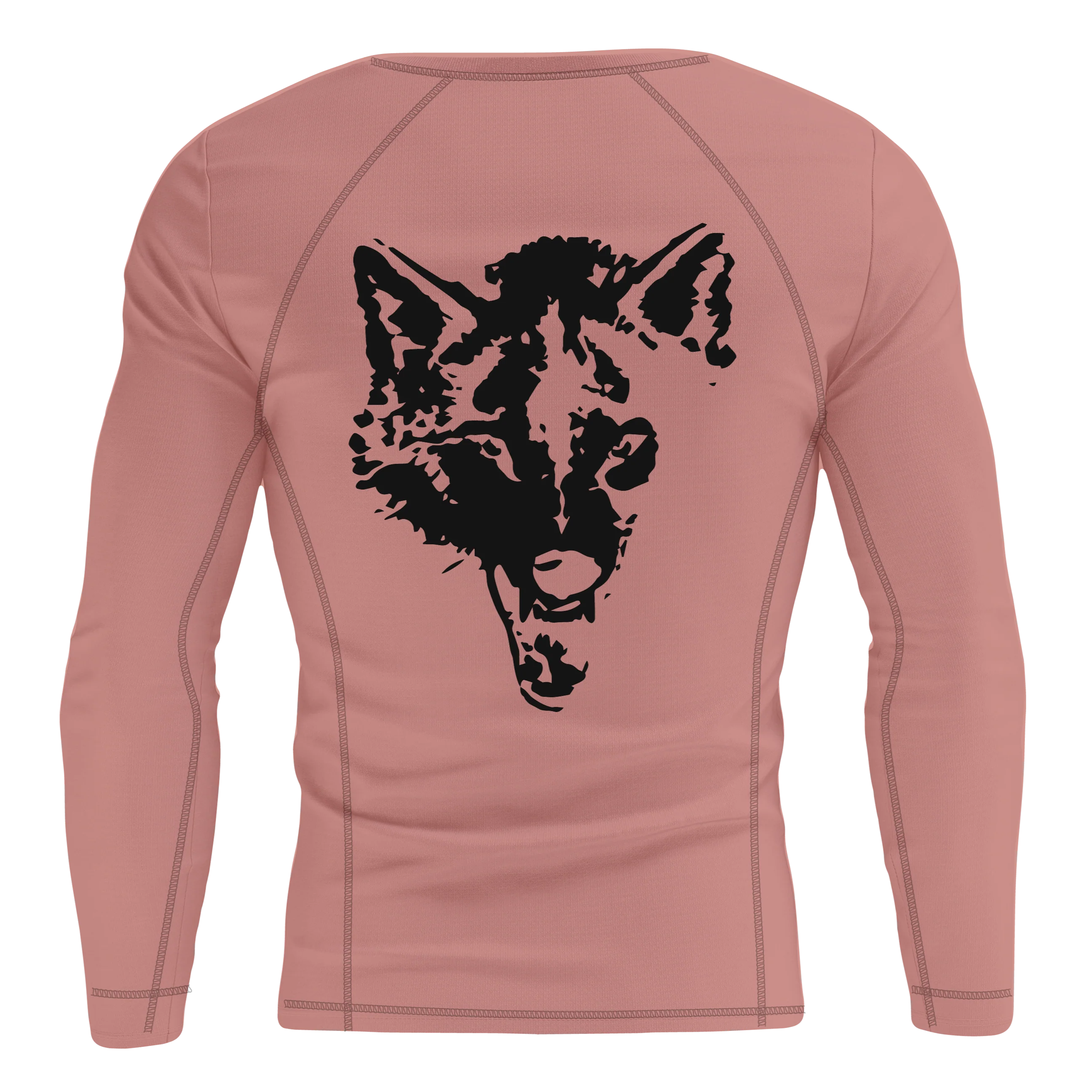 LONE WOLF RASH GUARD - BROWN - Image 2
