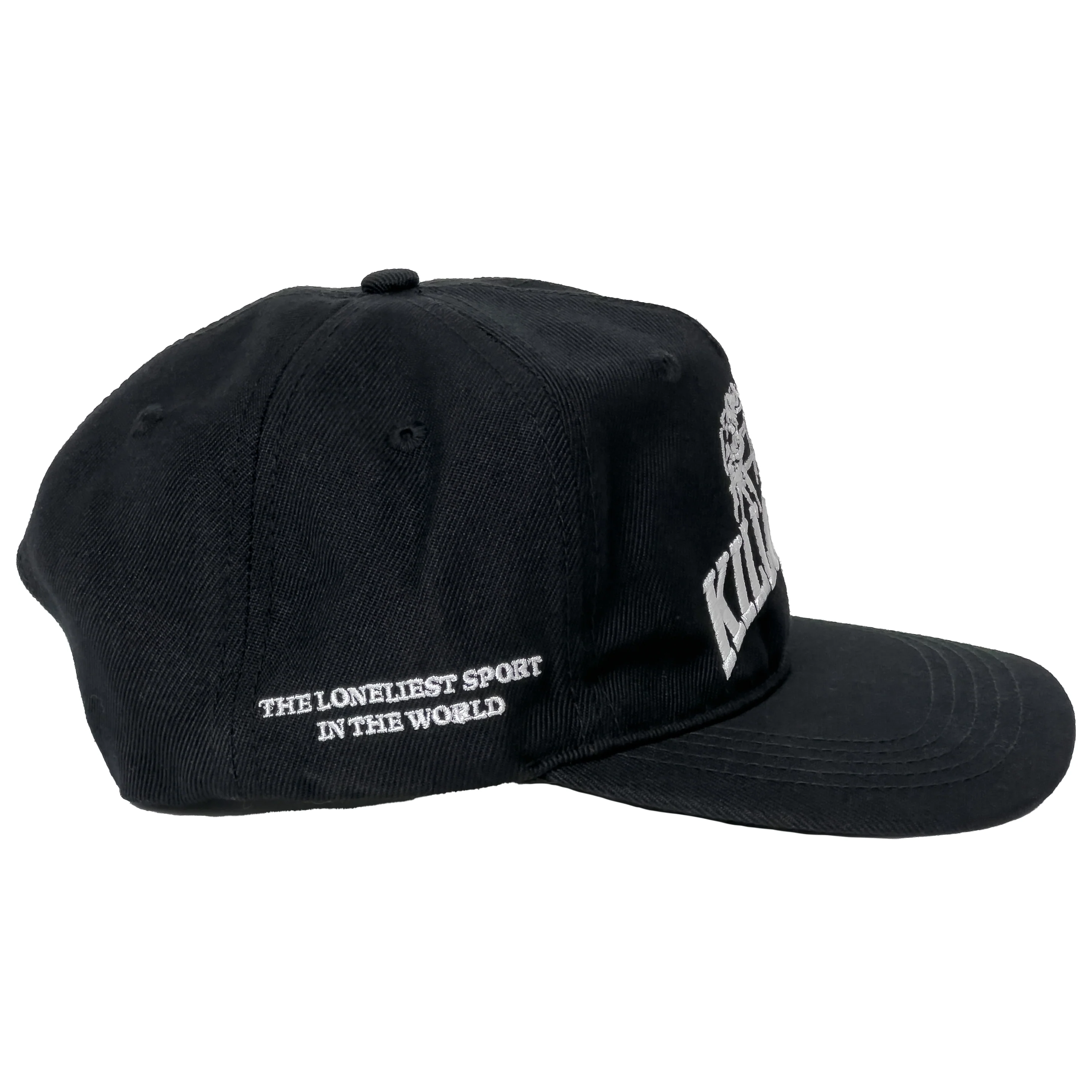 LONELIEST SPORT 5 PANEL SNAPBACK - BLACK / WHITE - Image 2