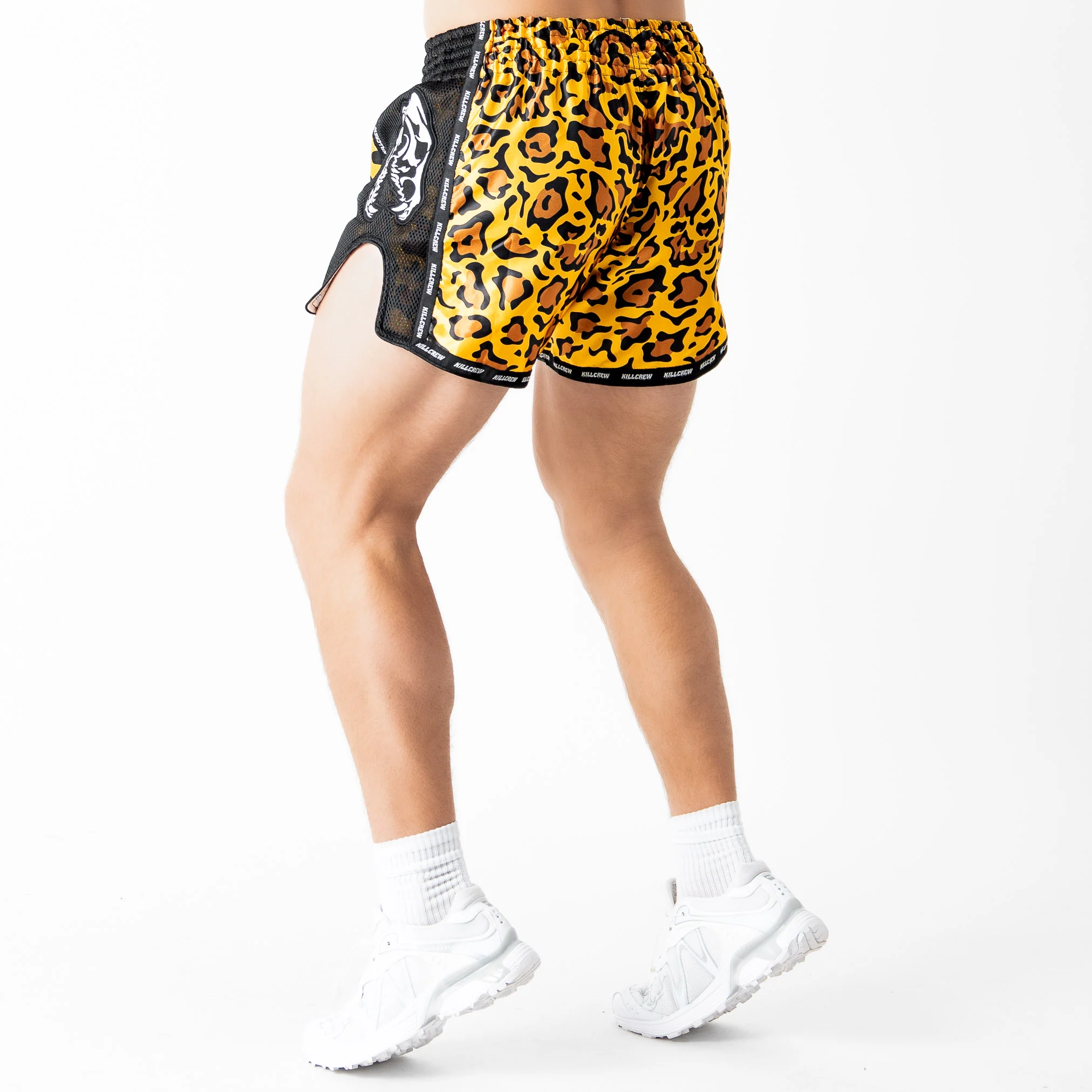 MUAY THAI FIGHT SHORTS - CHEETAH SKULL - Image 4