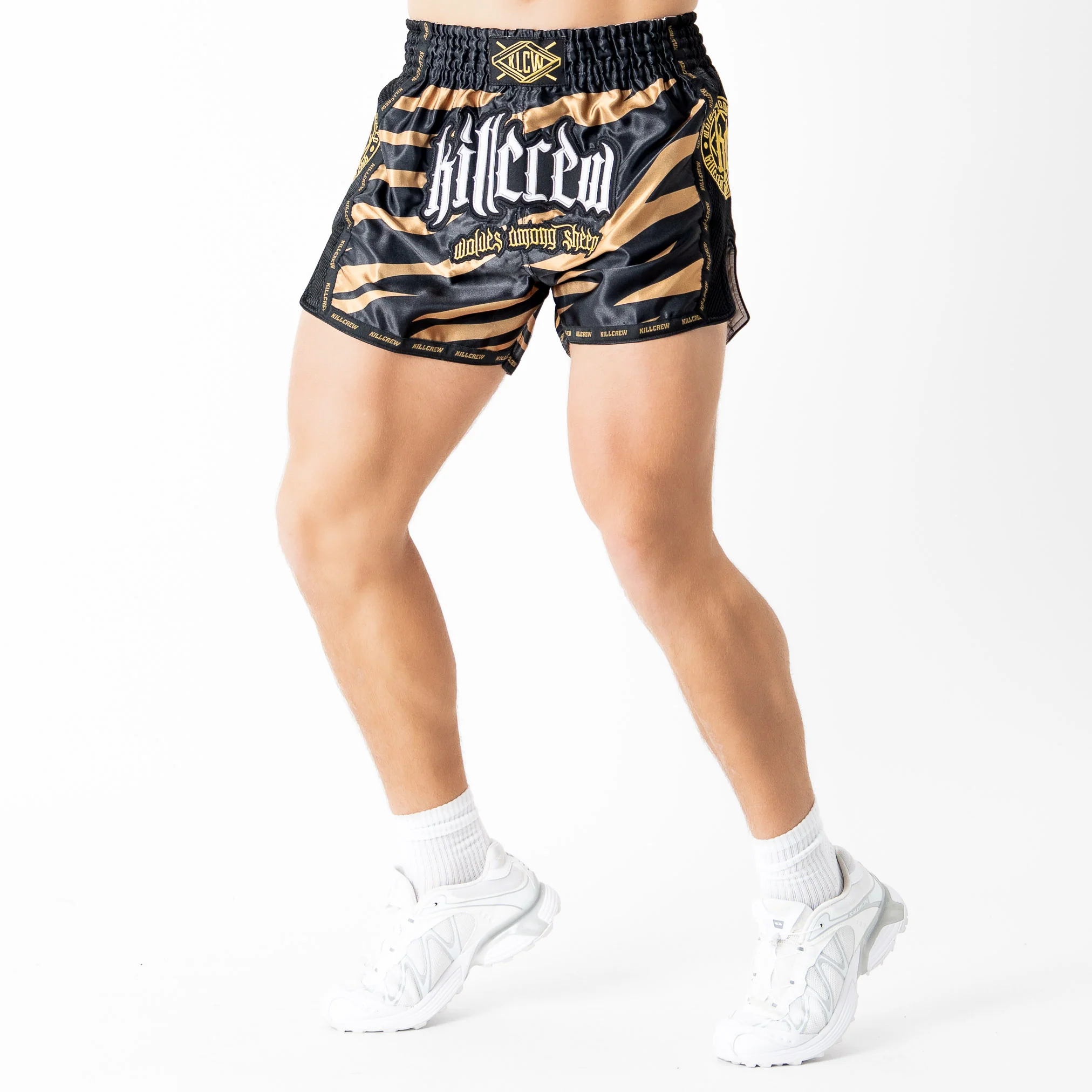 MUAY THAI FIGHT SHORTS - GOLD - Image 3