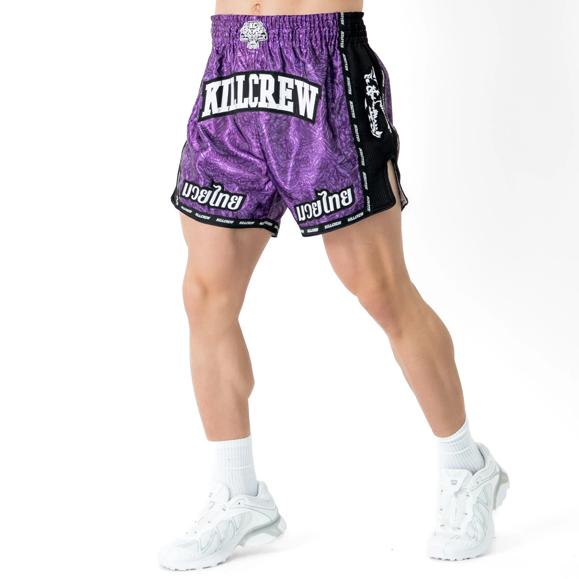 MUAY THAI FIGHT SHORTS -  PURPLE - Image 3