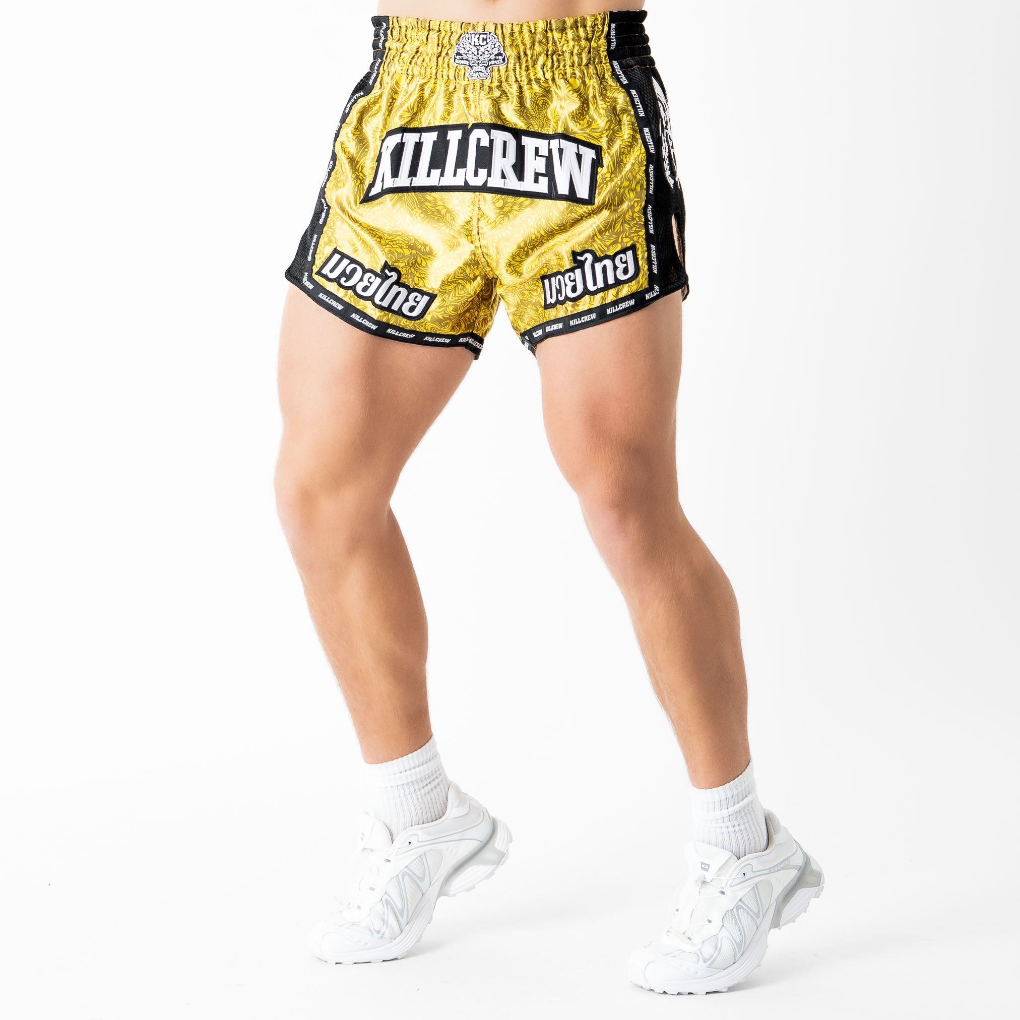 MUAY THAI FIGHT SHORTS - YELLOW - Image 3