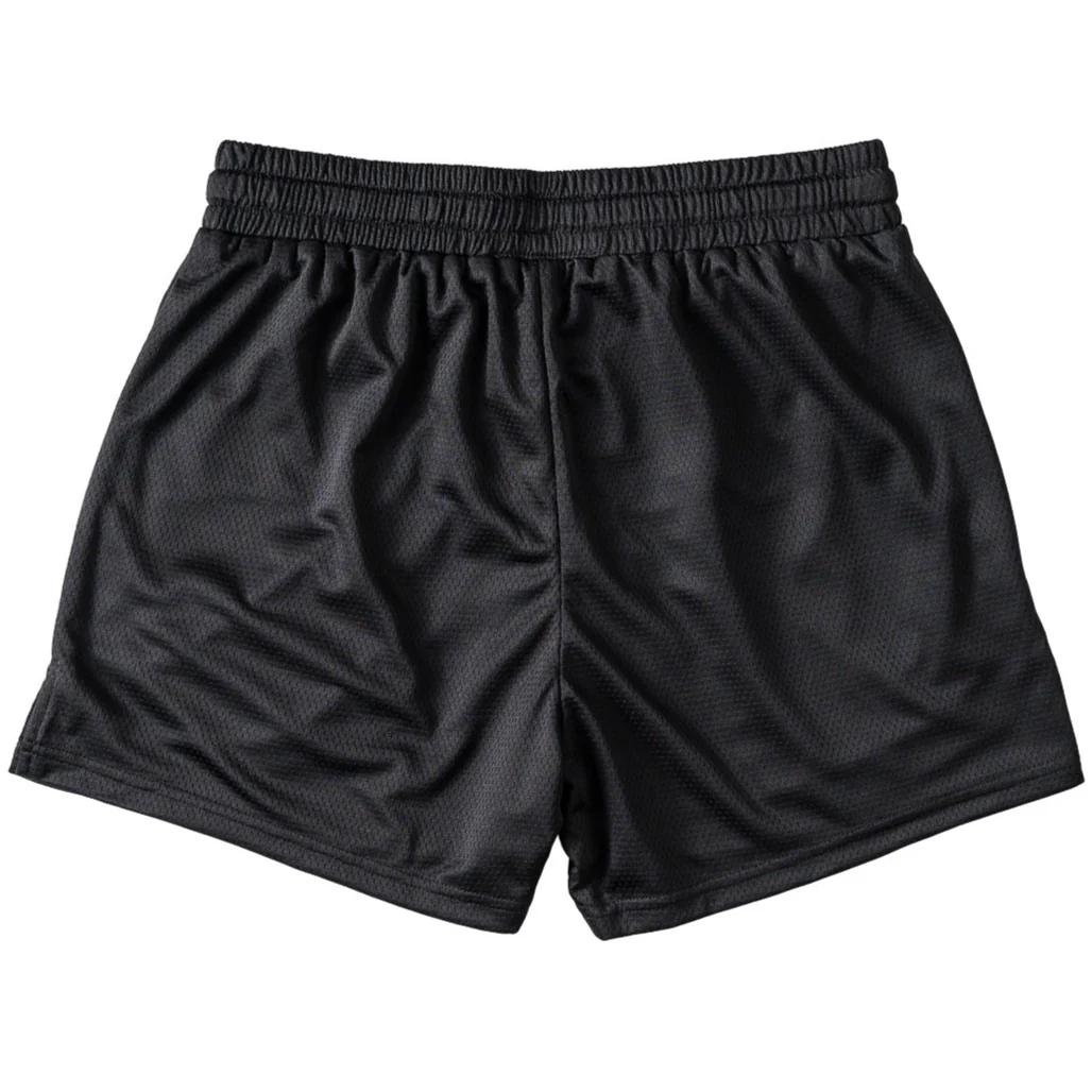 MUAY THAI FLAME SHORTS (MID THIGH CUT) - BLACKOUT - Image 7