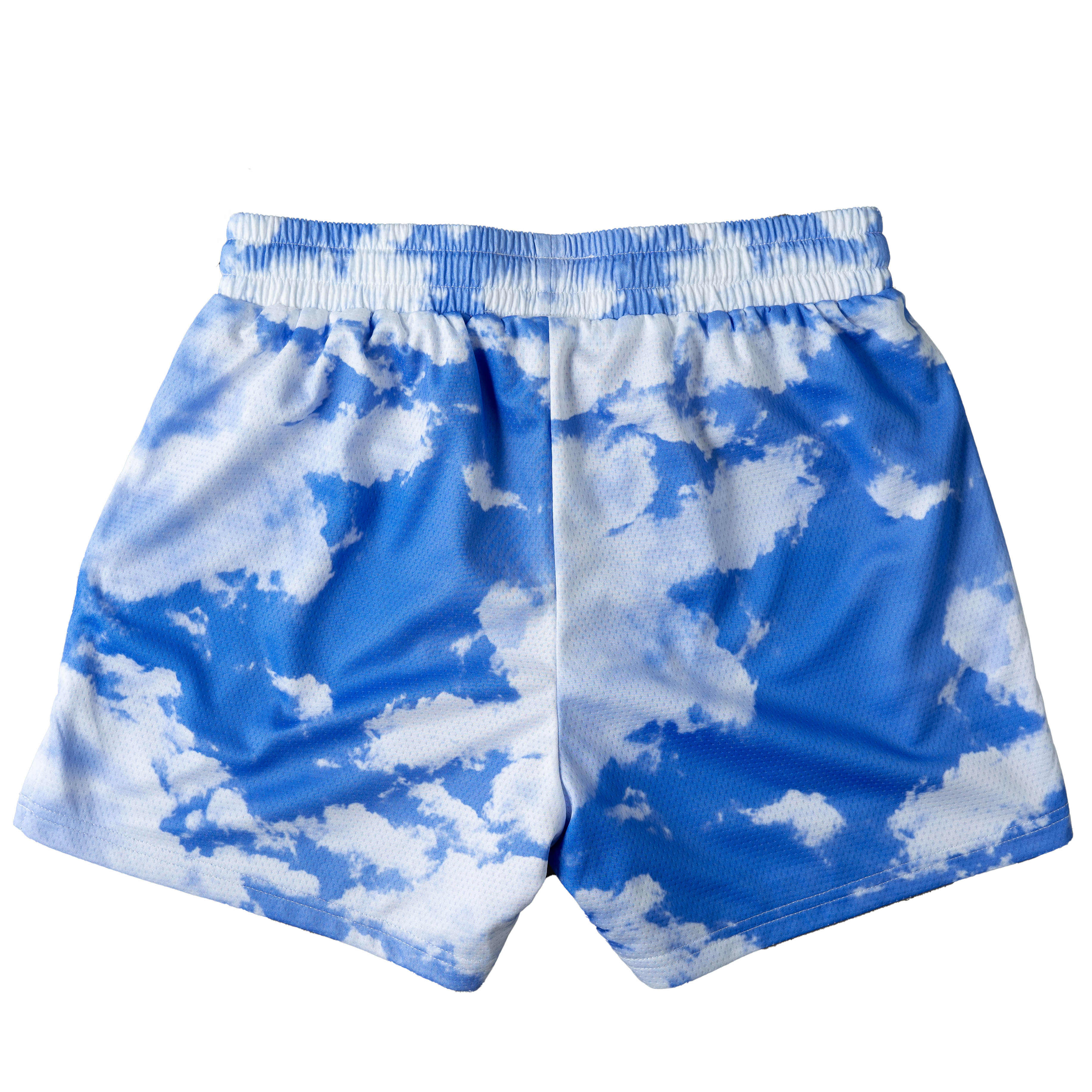 MUAY THAI SHORTS (MID THIGH CUT) CLOUD - BLUE - Image 4