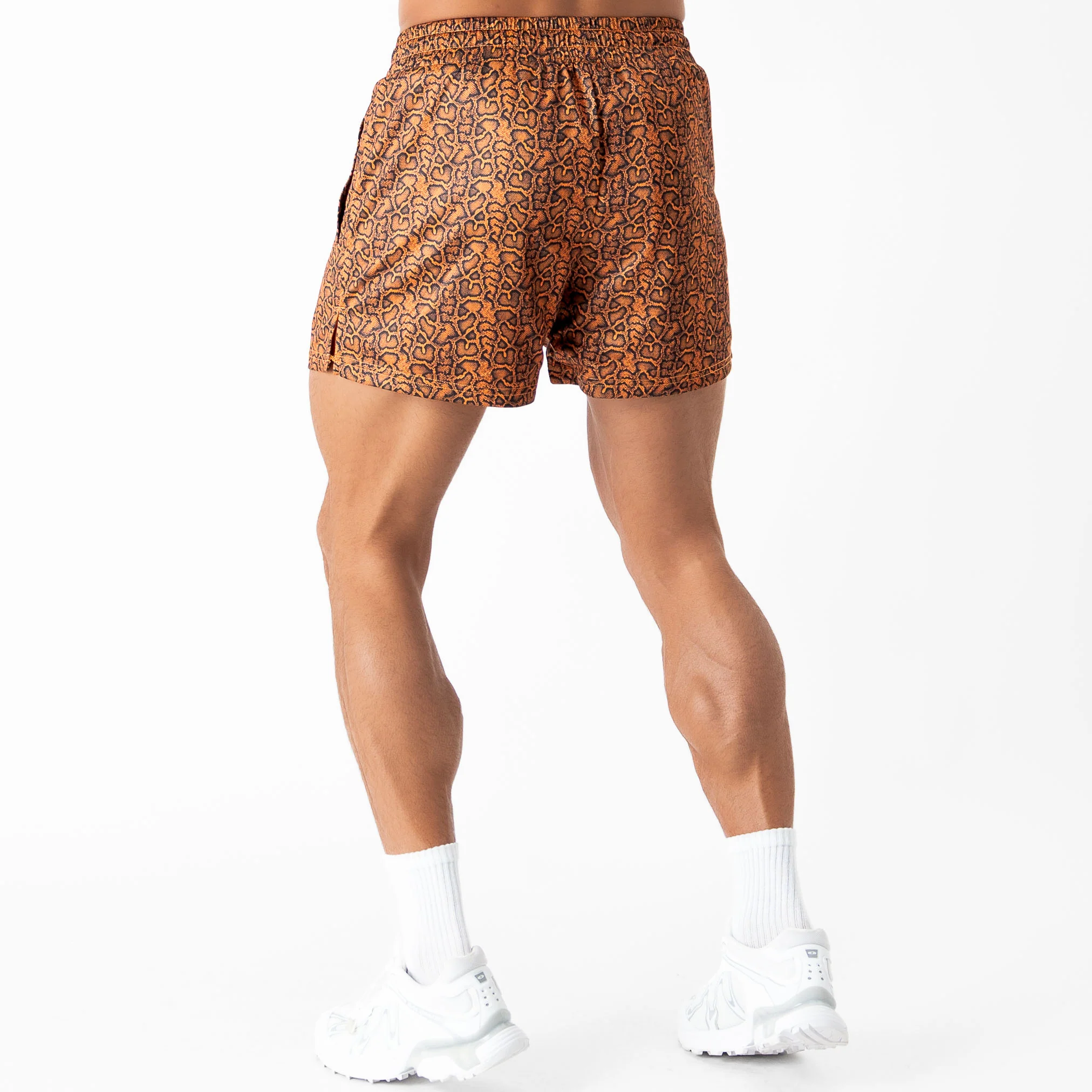 MUAY THAI SHORTS (MID THIGH CUT) - PYTHON - Image 4