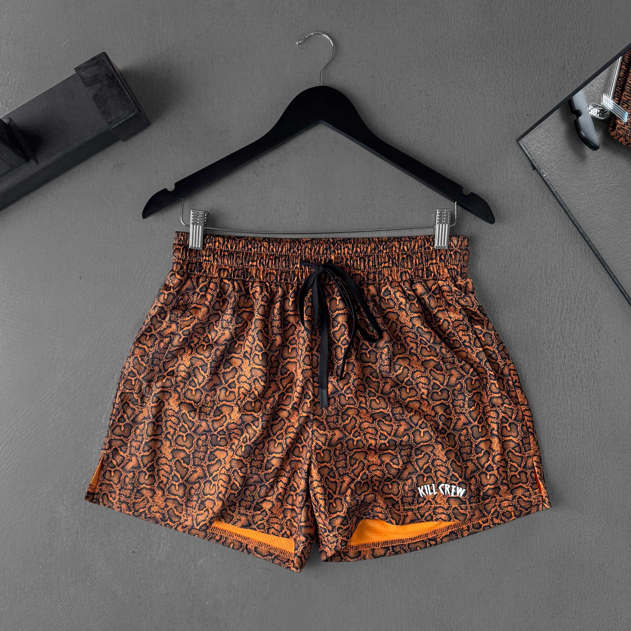 MUAY THAI SHORTS (MID THIGH CUT) - PYTHON - Image 7