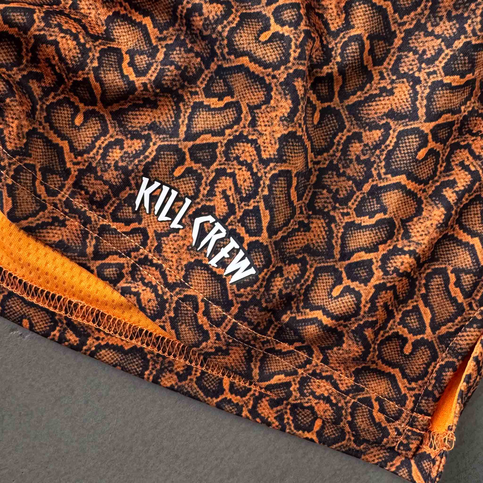MUAY THAI SHORTS (MID THIGH CUT) - PYTHON - Image 8
