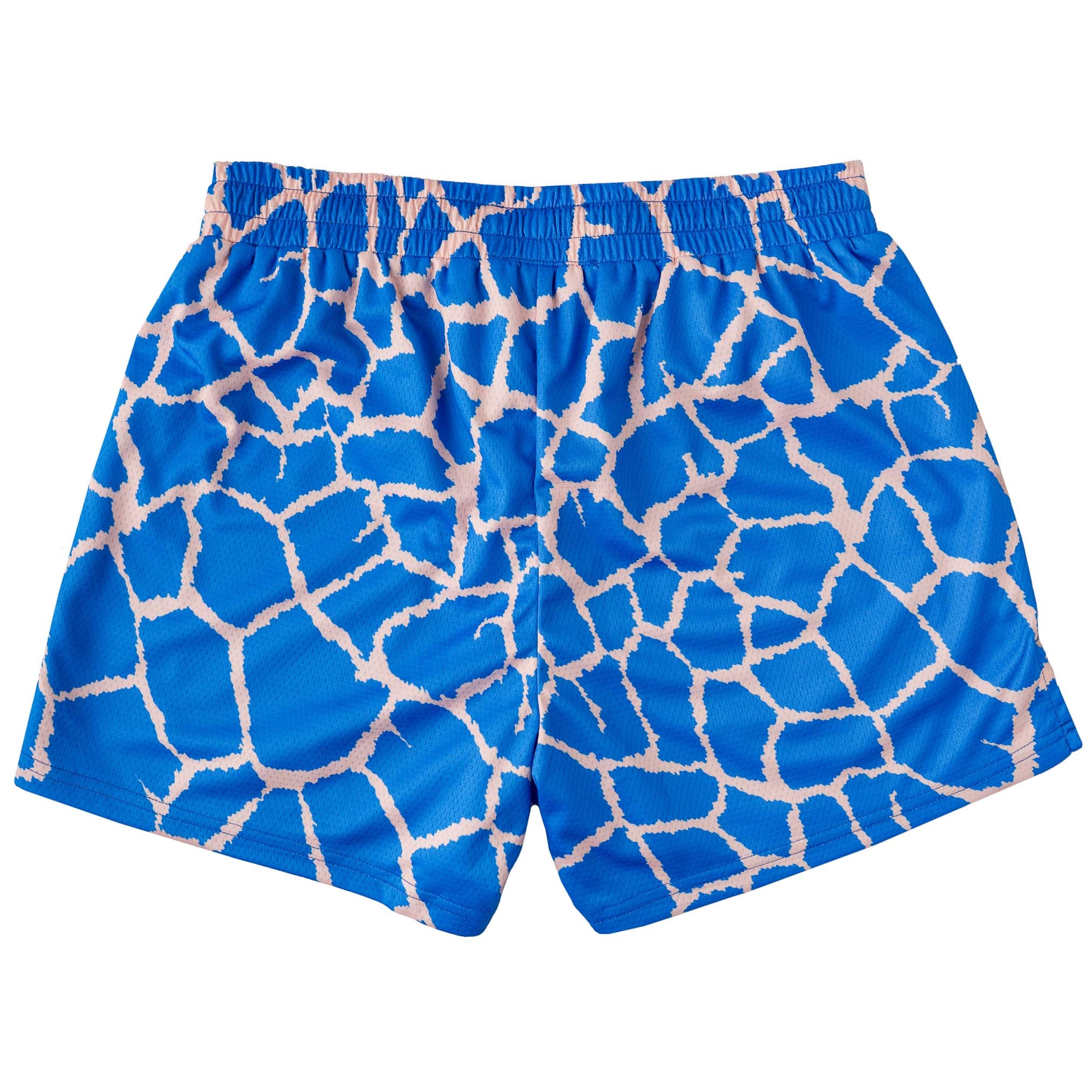 MUAY THAI SHORTS (MID THIGH CUT) - BLUE GIRAFFE - Image 8