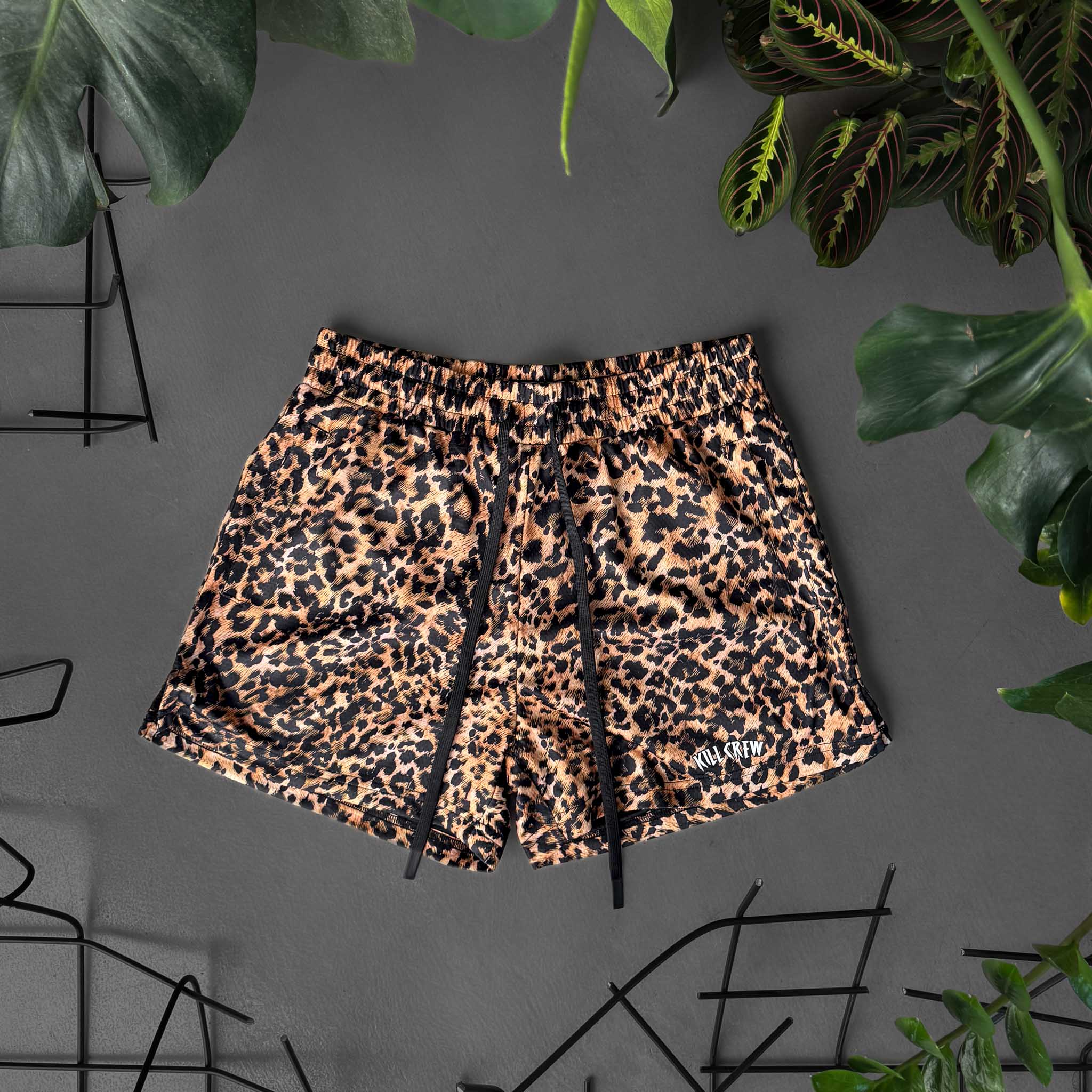 MUAY THAI SHORTS (MID THIGH CUT) - LEOPARD V2 - Image 7