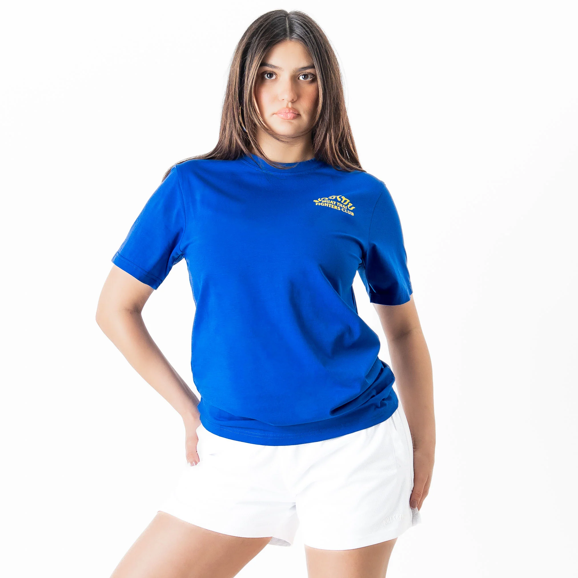 MUAY THAI TWIN TIGER T-SHIRT - BLUE - Image 5