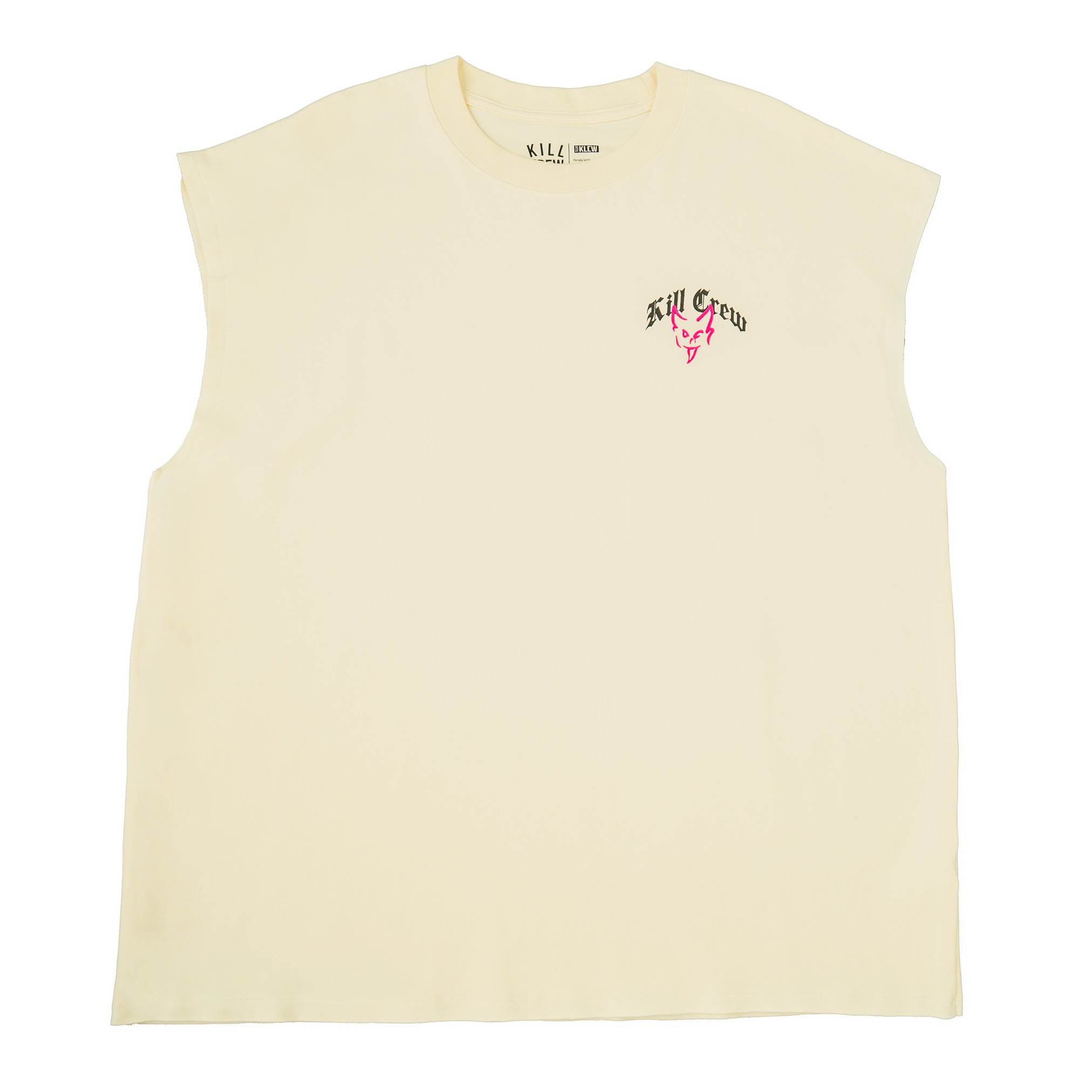 NATURAL COTTON CUTOFF "DESTROY" - CREAM - Image 6