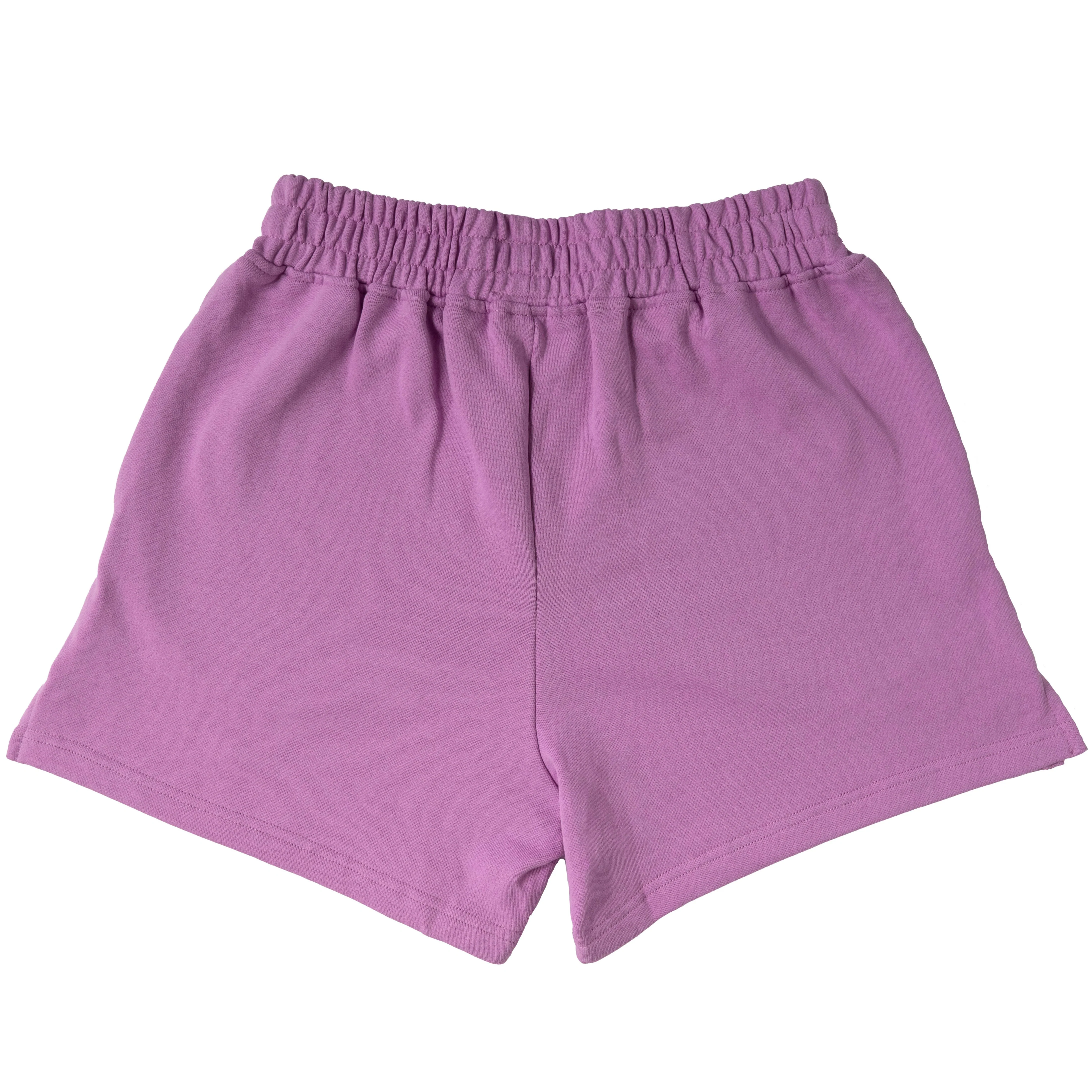 COTTON SHORTS (MID THIGH CUT) BARBWIRE - PINK / WHITE - Image 7