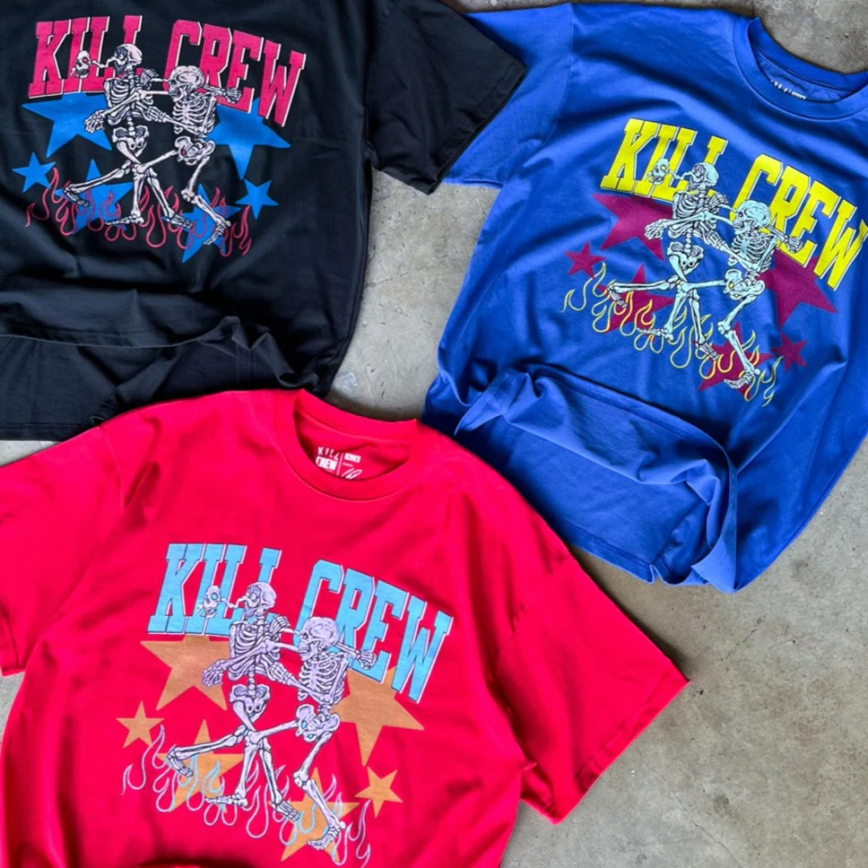 OVERSIZED AIMING FOR STARS T-SHIRT - RED - Image 4
