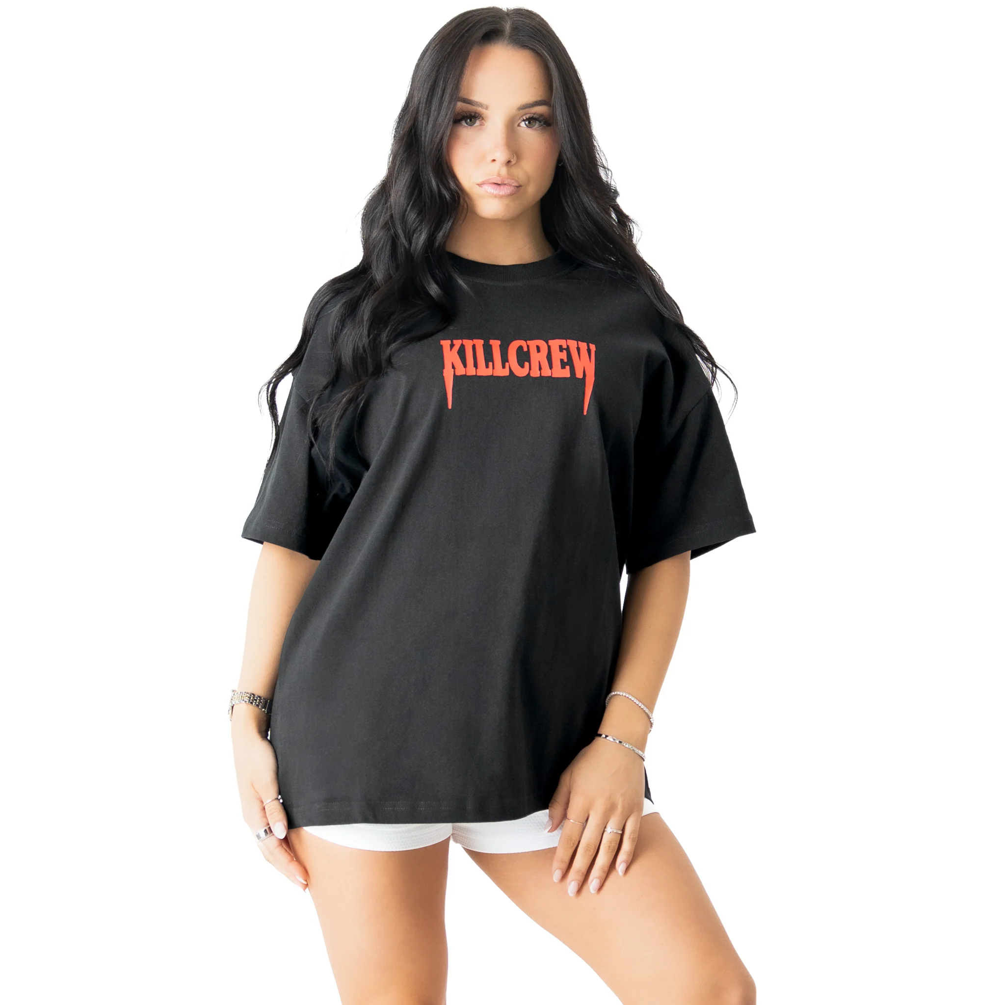 RELAXED FIT "ATHLETIC DEPARTMENT" T-SHIRT - BLACK - Image 5