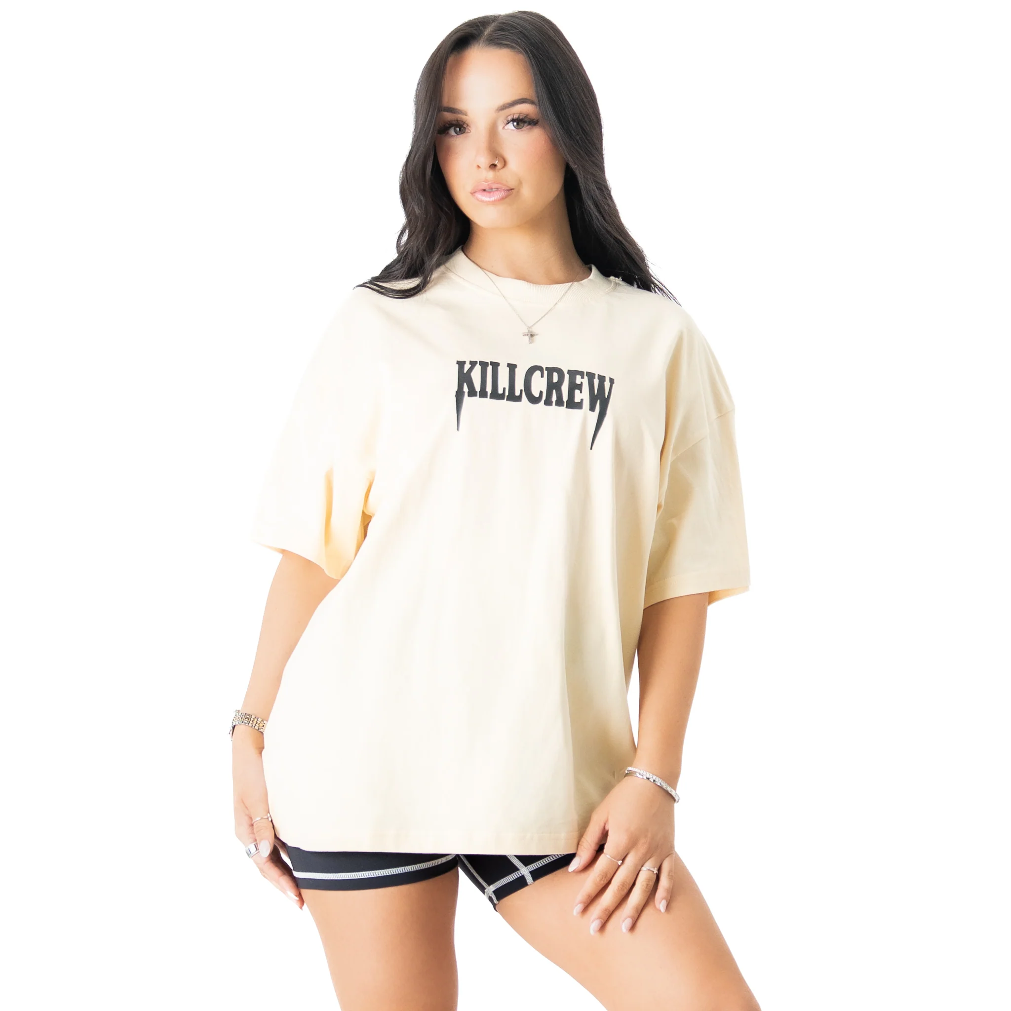RELAXED FIT "ATHLETIC DEPARTMENT" T-SHIRT - CREAM - Image 5