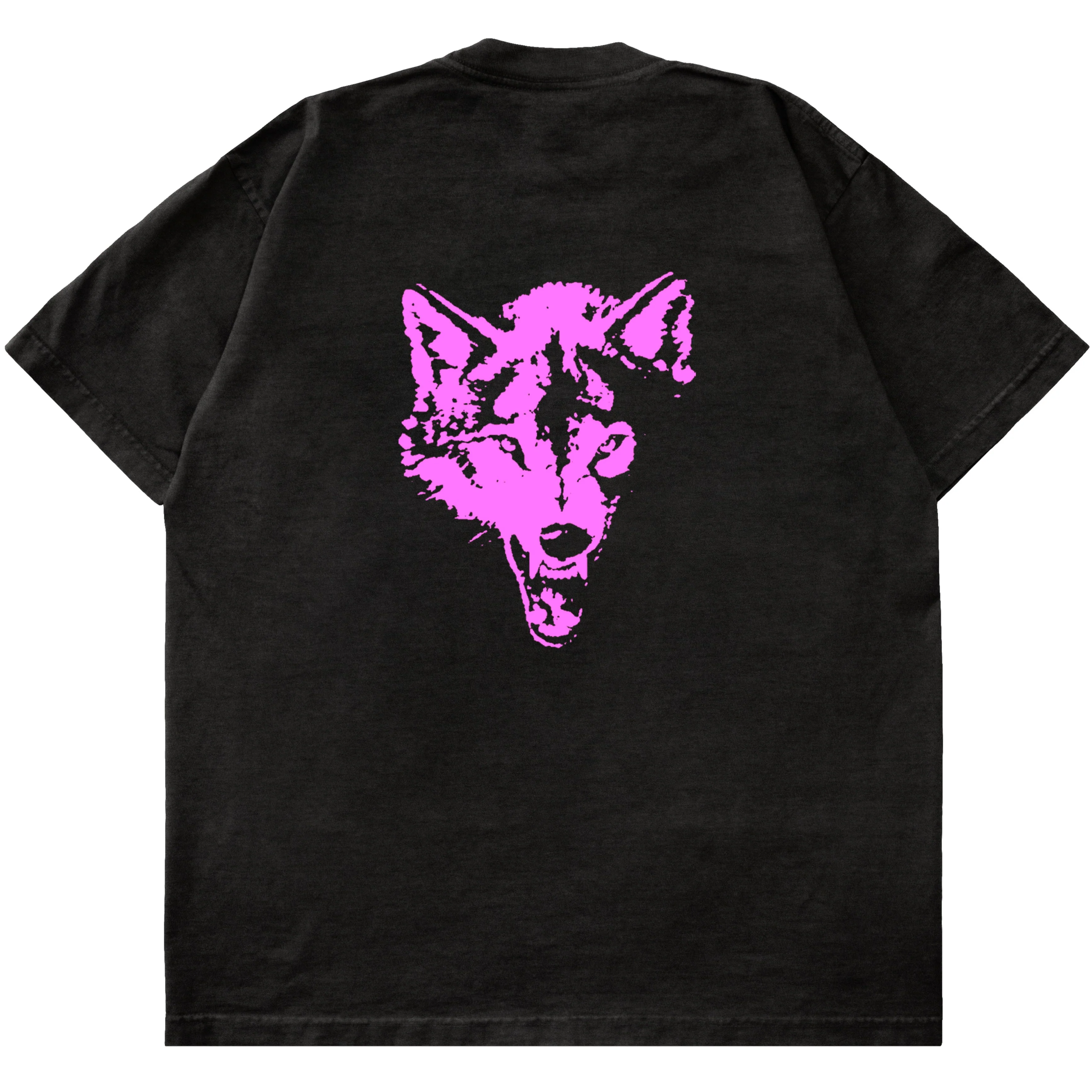 OVERSIZED "CLASSIC" T-SHIRT - BLACK / PINK - Image 7