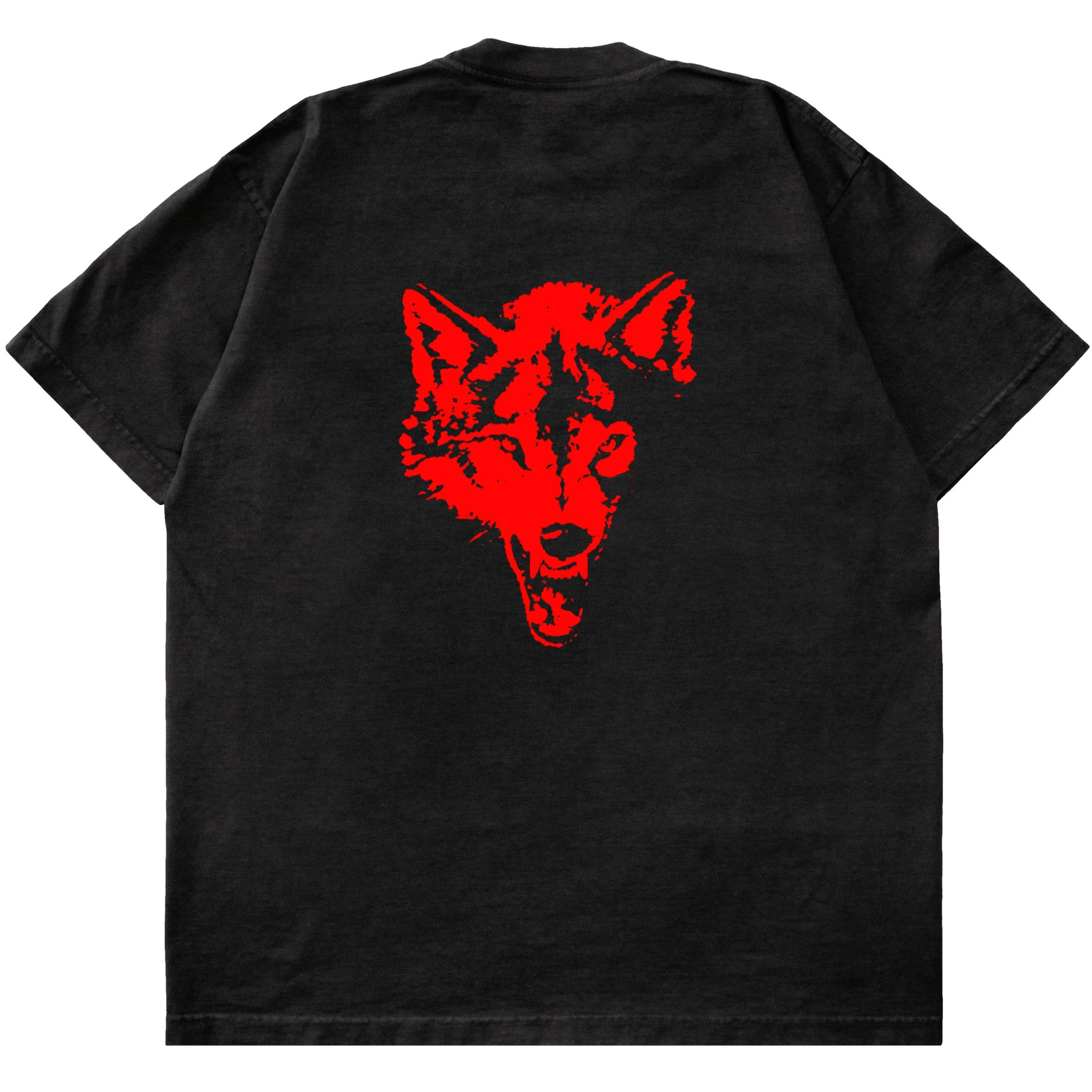 OVERSIZED "CLASSIC" T-SHIRT - BLACK / RED - Image 7