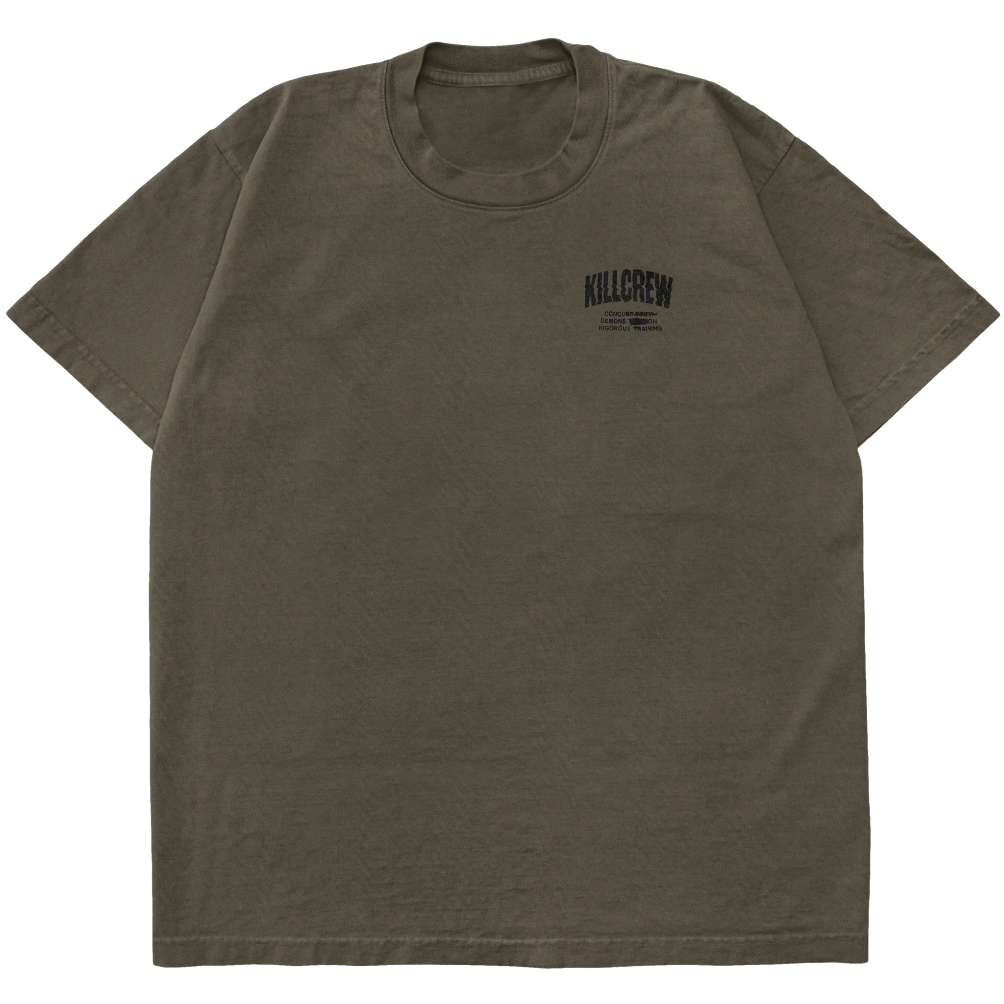 RELAXED FIT LUX CONQUER INNER DEMONS T-SHIRT - GREEN / WHITE - Image 7