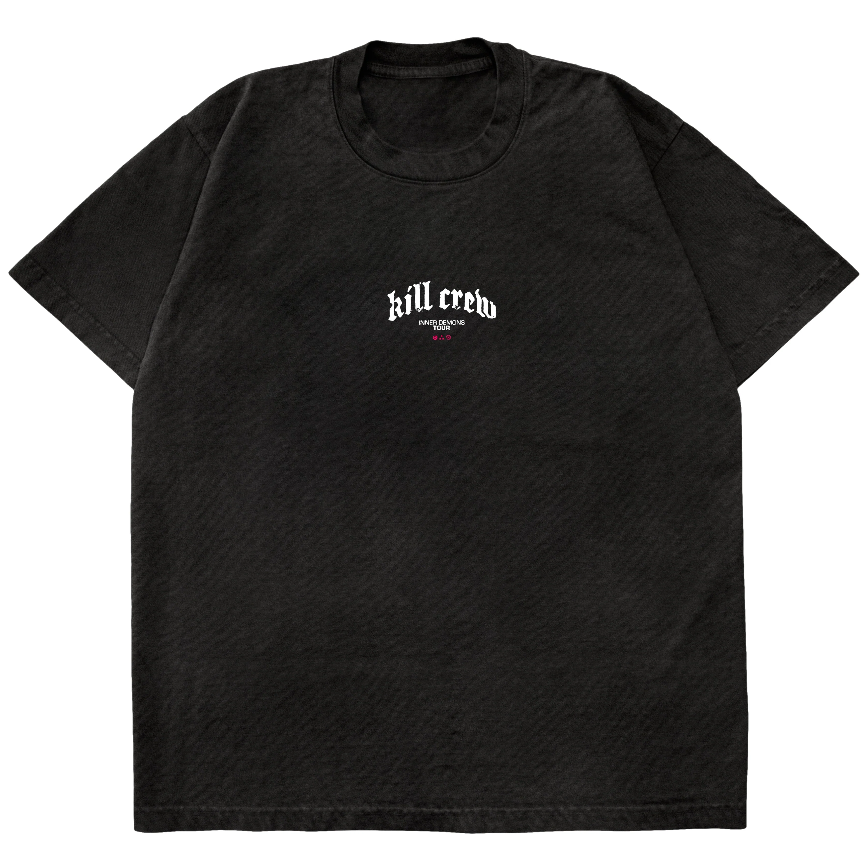 RELAXED FIT INNER DEMONS TOUR T-SHIRT - BLACK / WHITE - Image 7