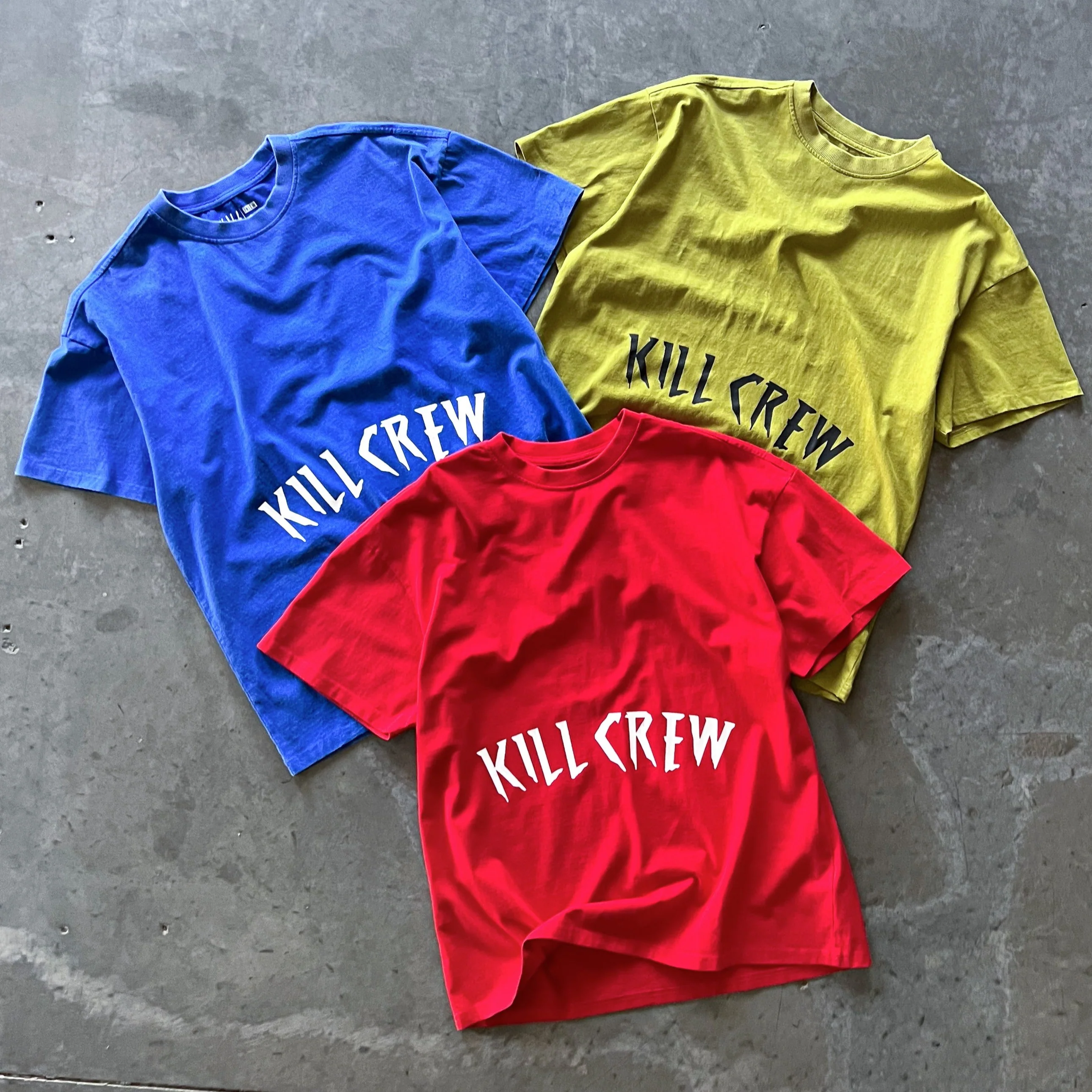 OVERSIZED LUX ACID WASH T-SHIRT - RED / WHITE - Image 3