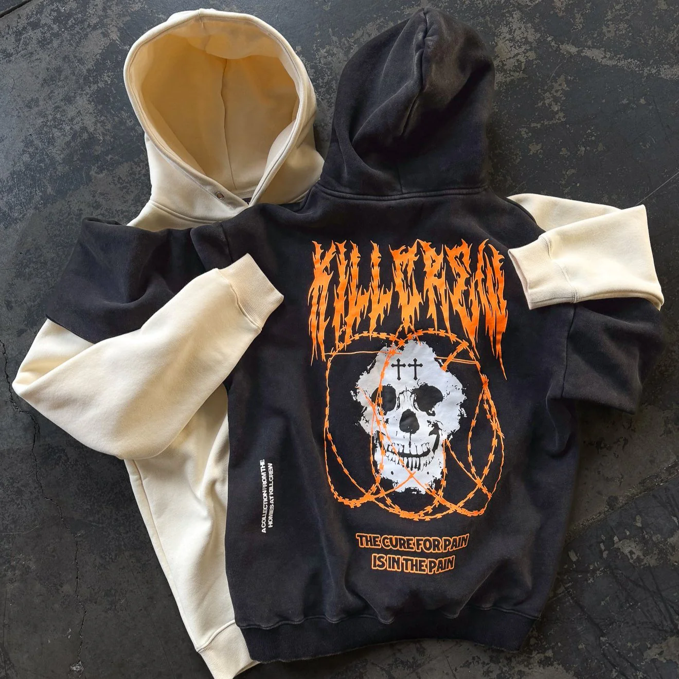 OVERSIZED LUX "BARBARIAN" HOODIE - BLACK - Image 3