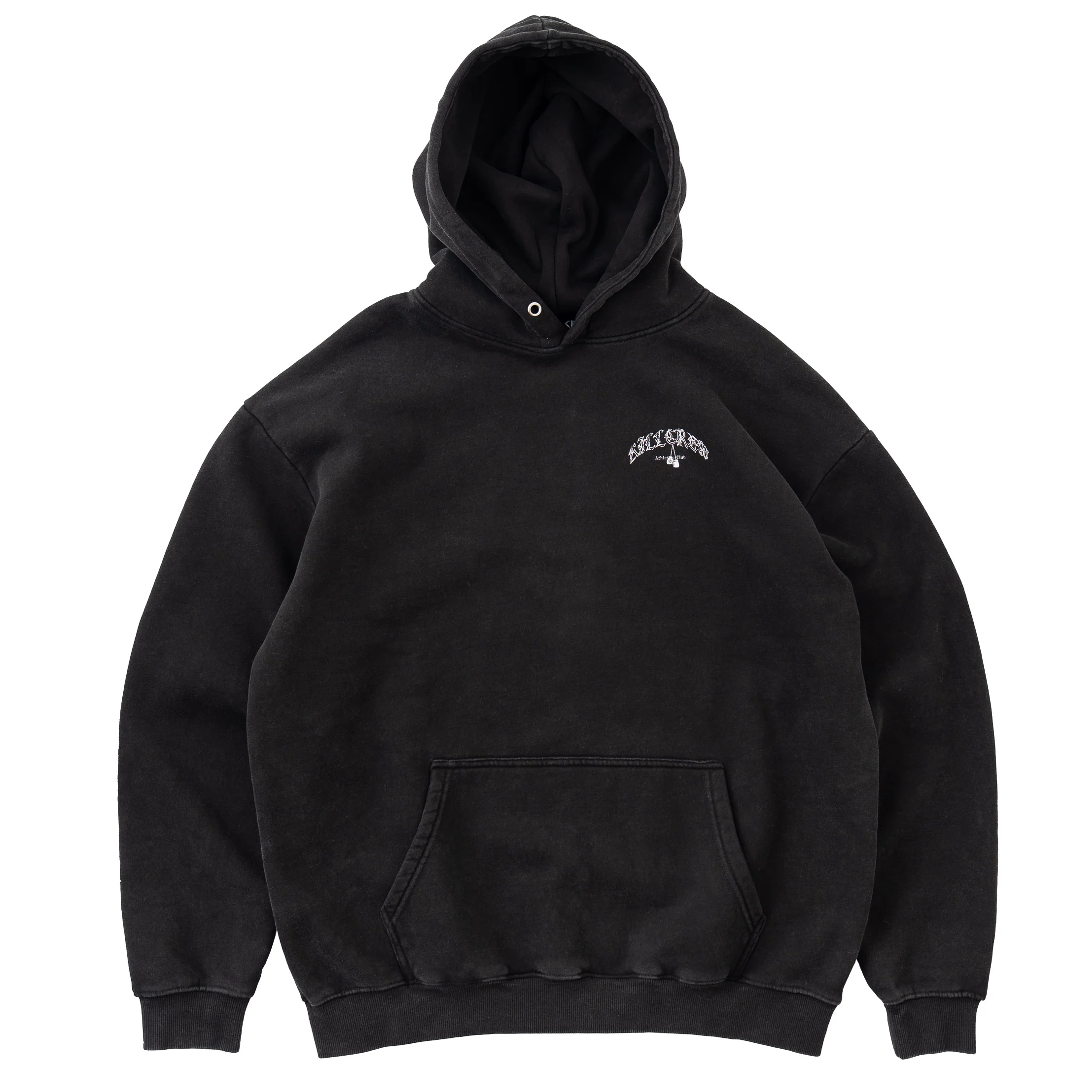 OVERSIZED LUX "VINTAGE BOXING" HOODIE - BLACK - Image 2