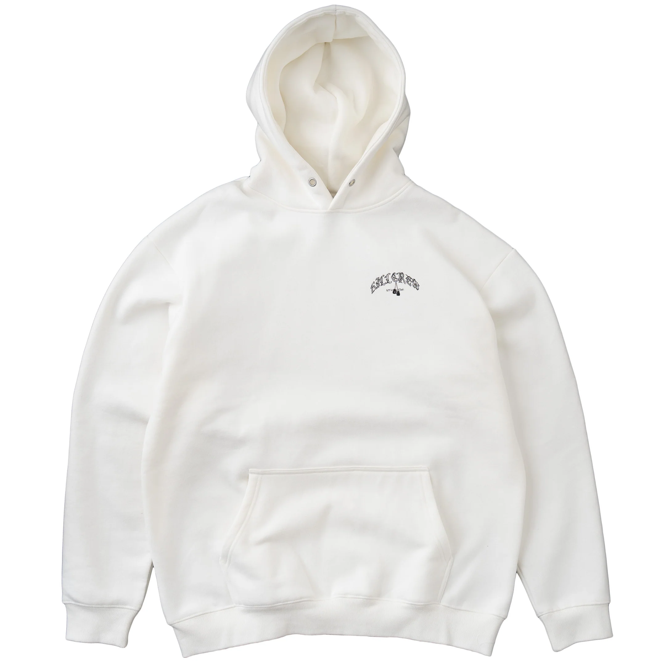 OVERSIZED LUX "VINTAGE BOXING" HOODIE - WHITE - Image 2