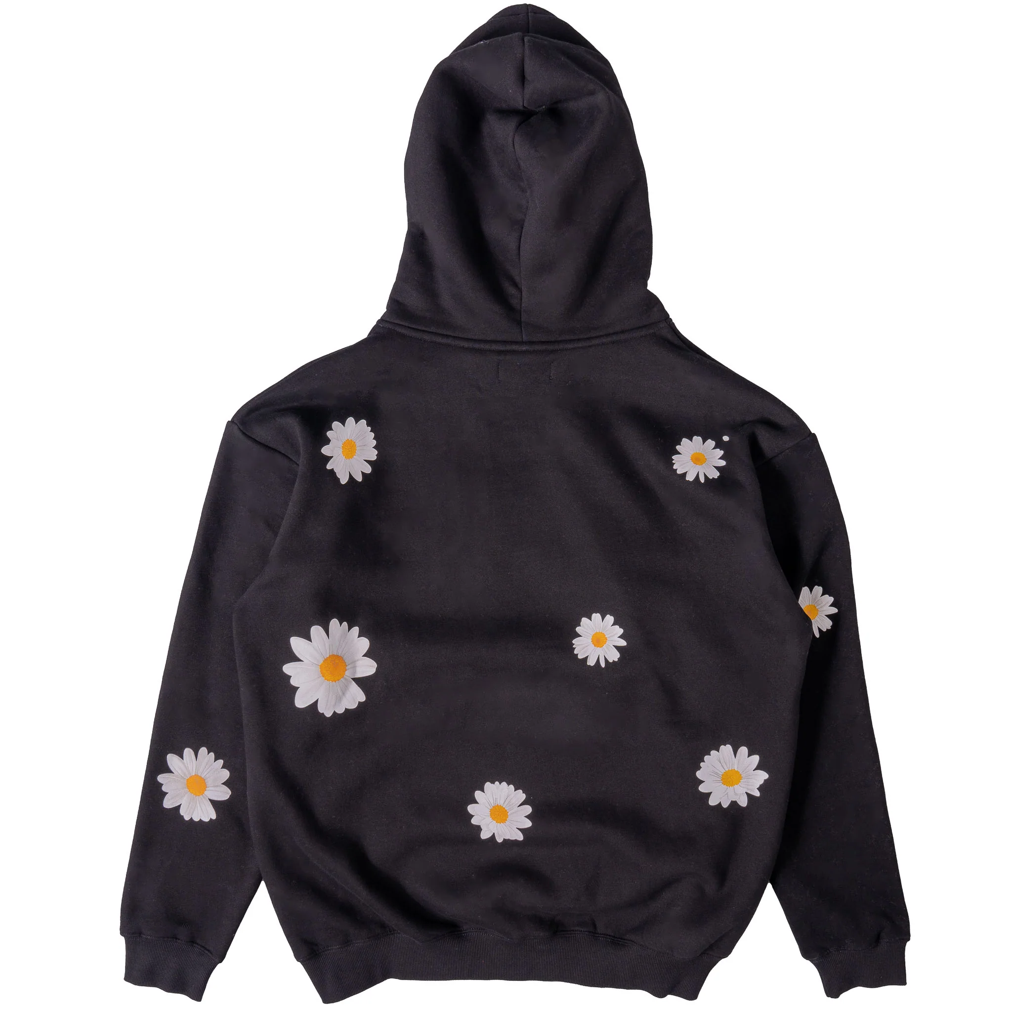 OVERSIZED LUX "DAISY" HOODIE - BLACK - Image 5