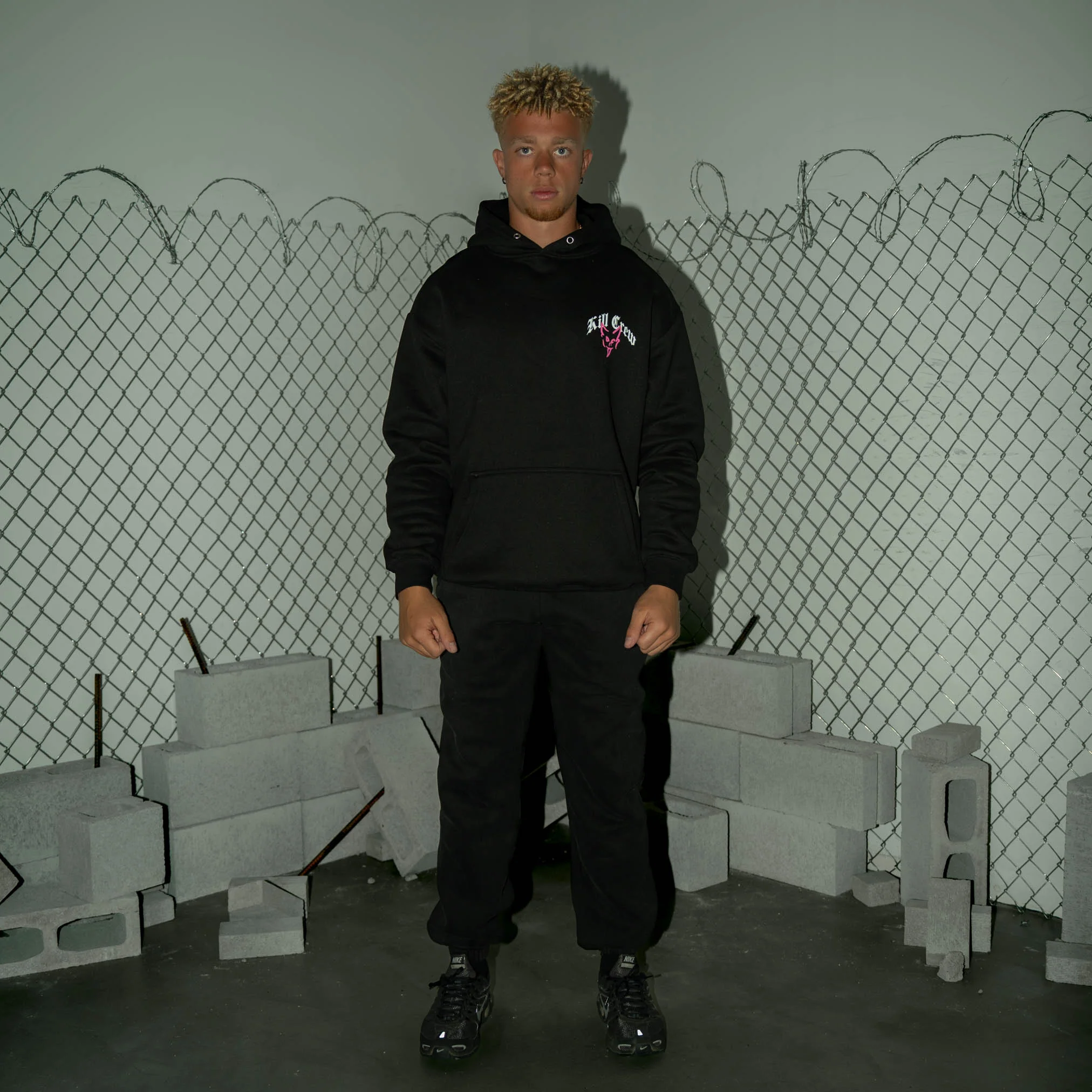 OVERSIZED LUX "DESTROY" HOODIE - BLACK - Image 3