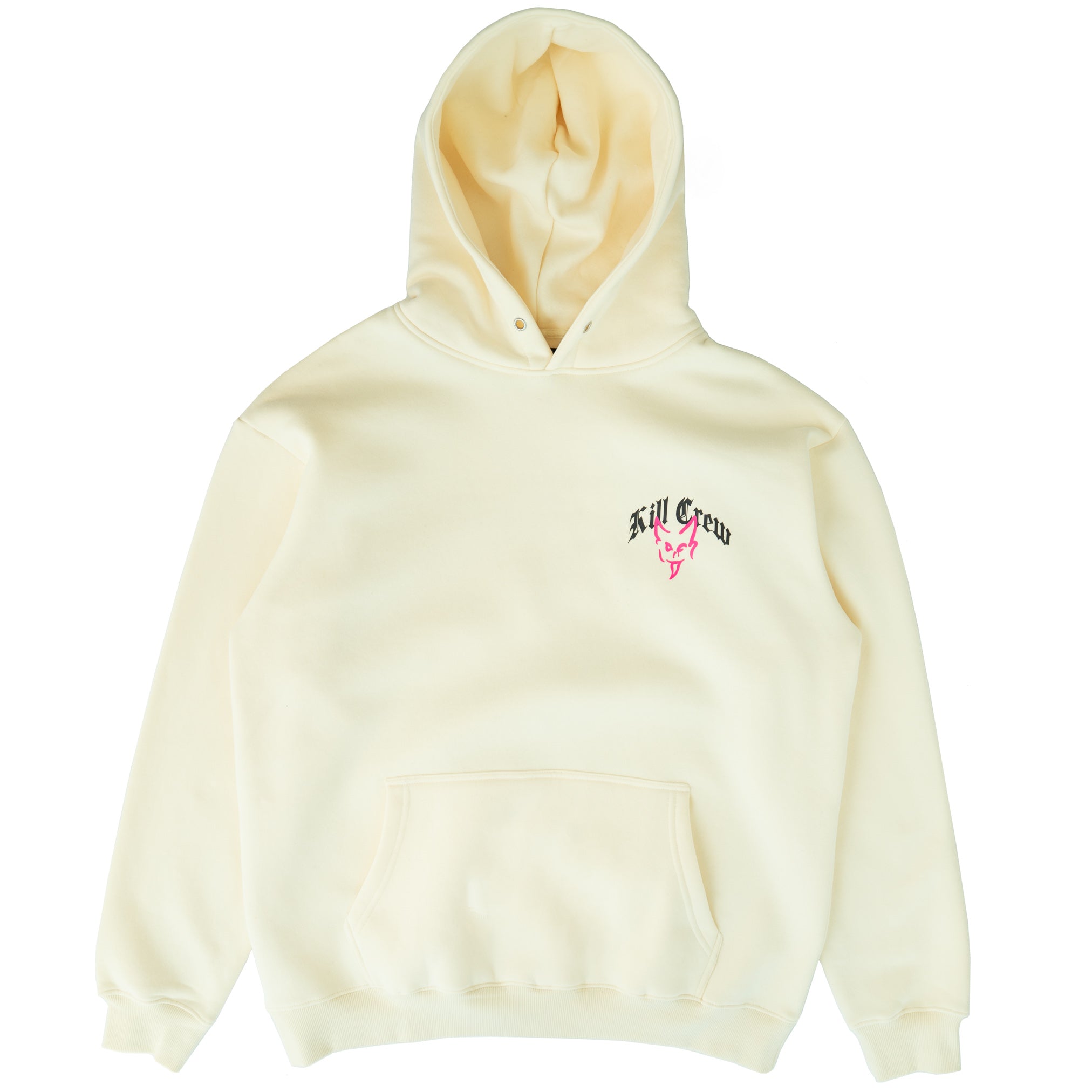 OVERSIZED LUX "DESTROY" HOODIE - CREAM - Image 7