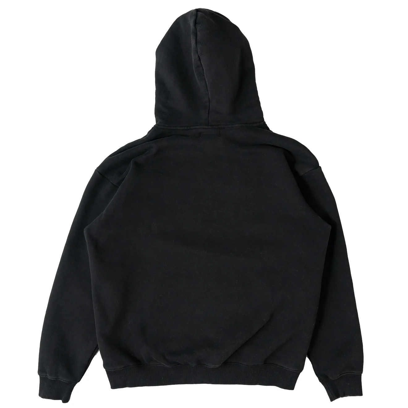 OVERSIZED LUX "FANGS" HOODIE - BLACK / RED - Image 2