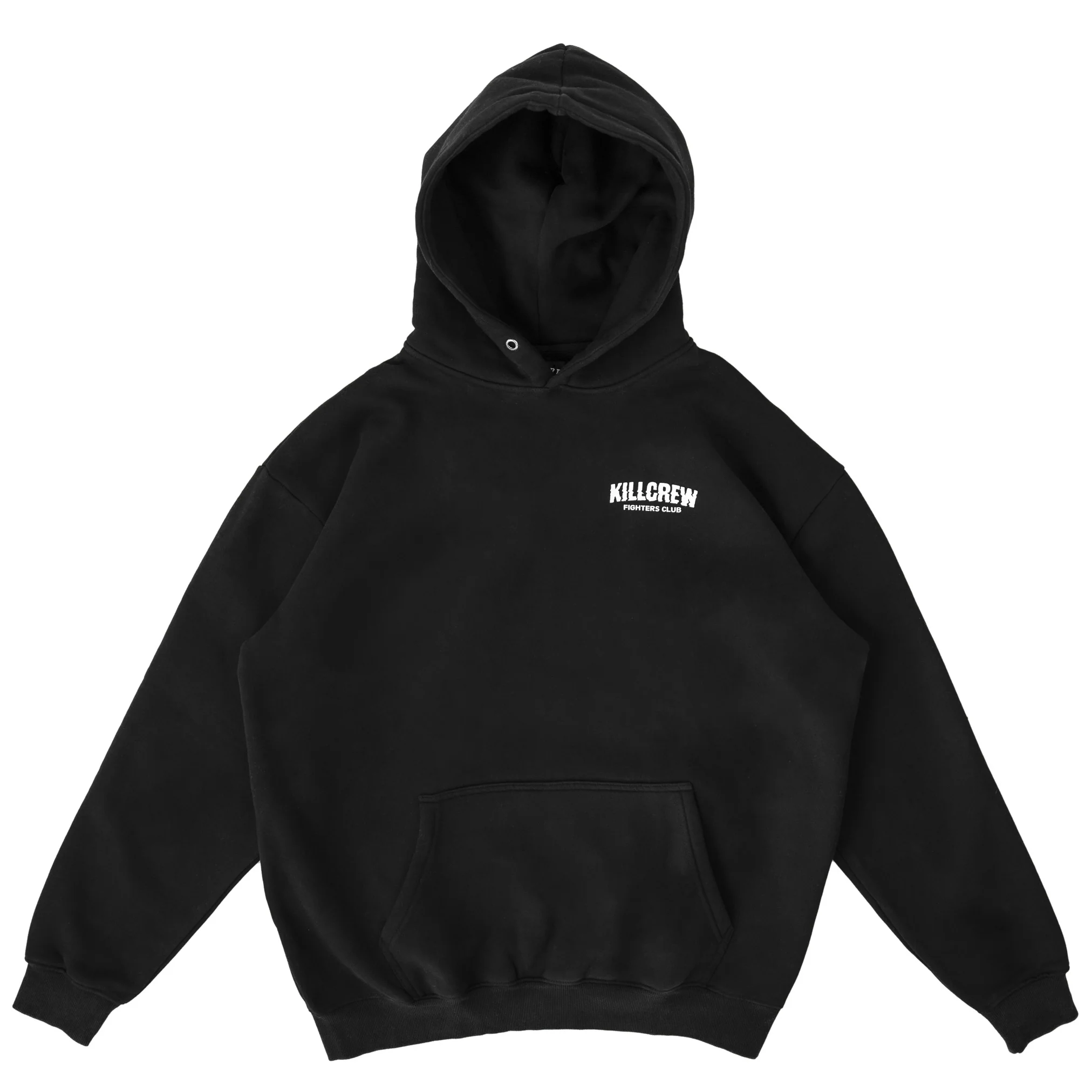 OVERSIZED LUX RIGOROUS TRAINING HOODIE - BLACK / WHITE - Image 7