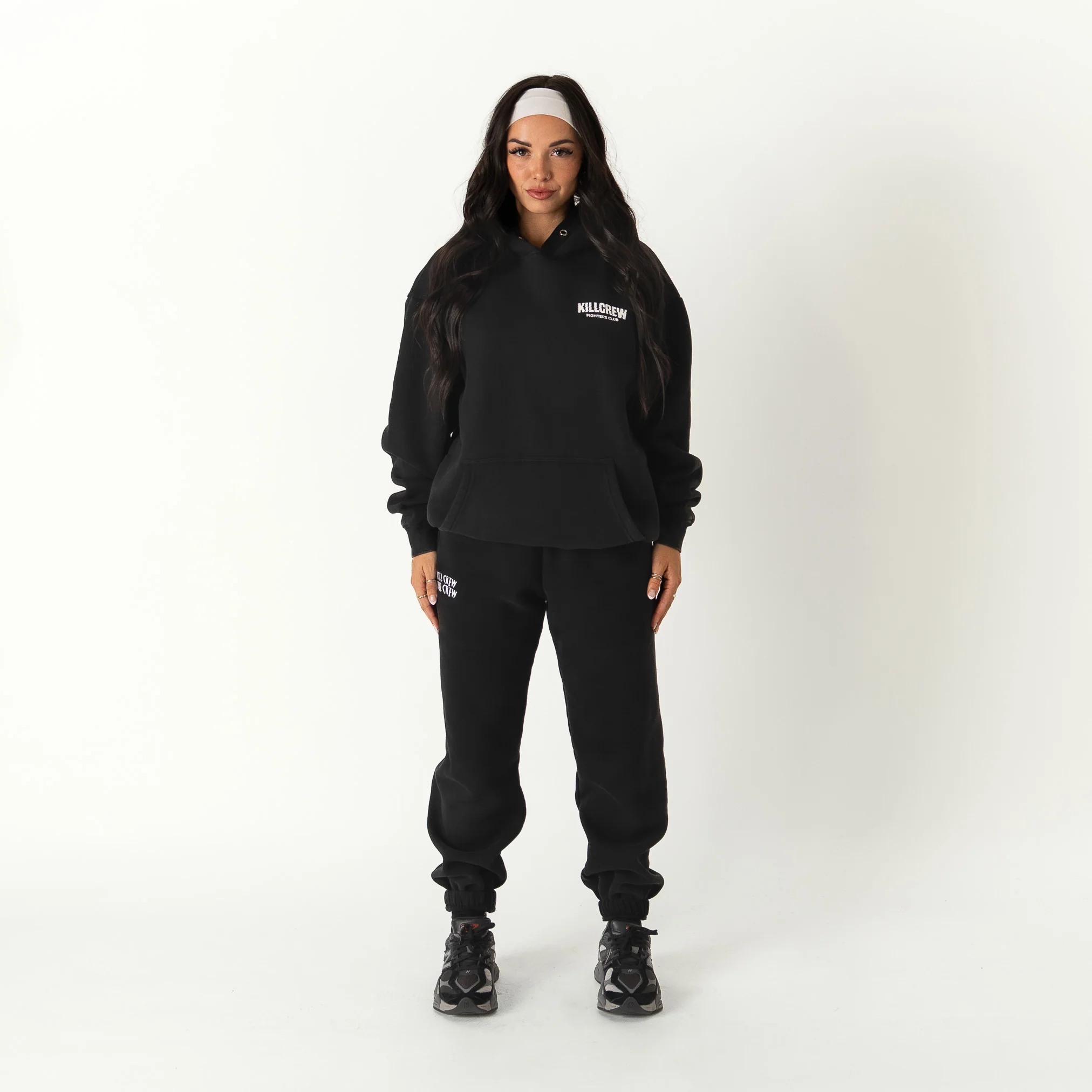 OVERSIZED LUX RIGOROUS TRAINING HOODIE - BLACKOUT - Image 3