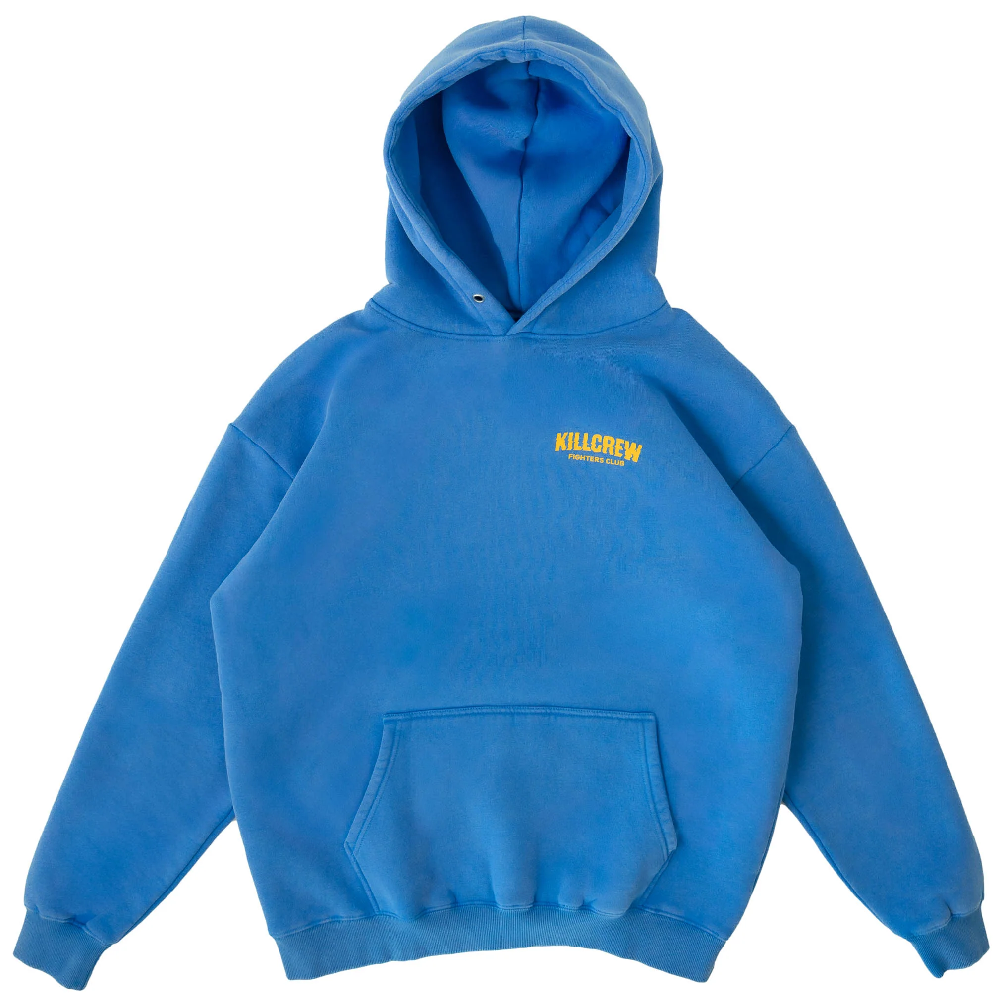 OVERSIZED LUX RIGOROUS TRAINING HOODIE - BLUE / GOLD - Image 7