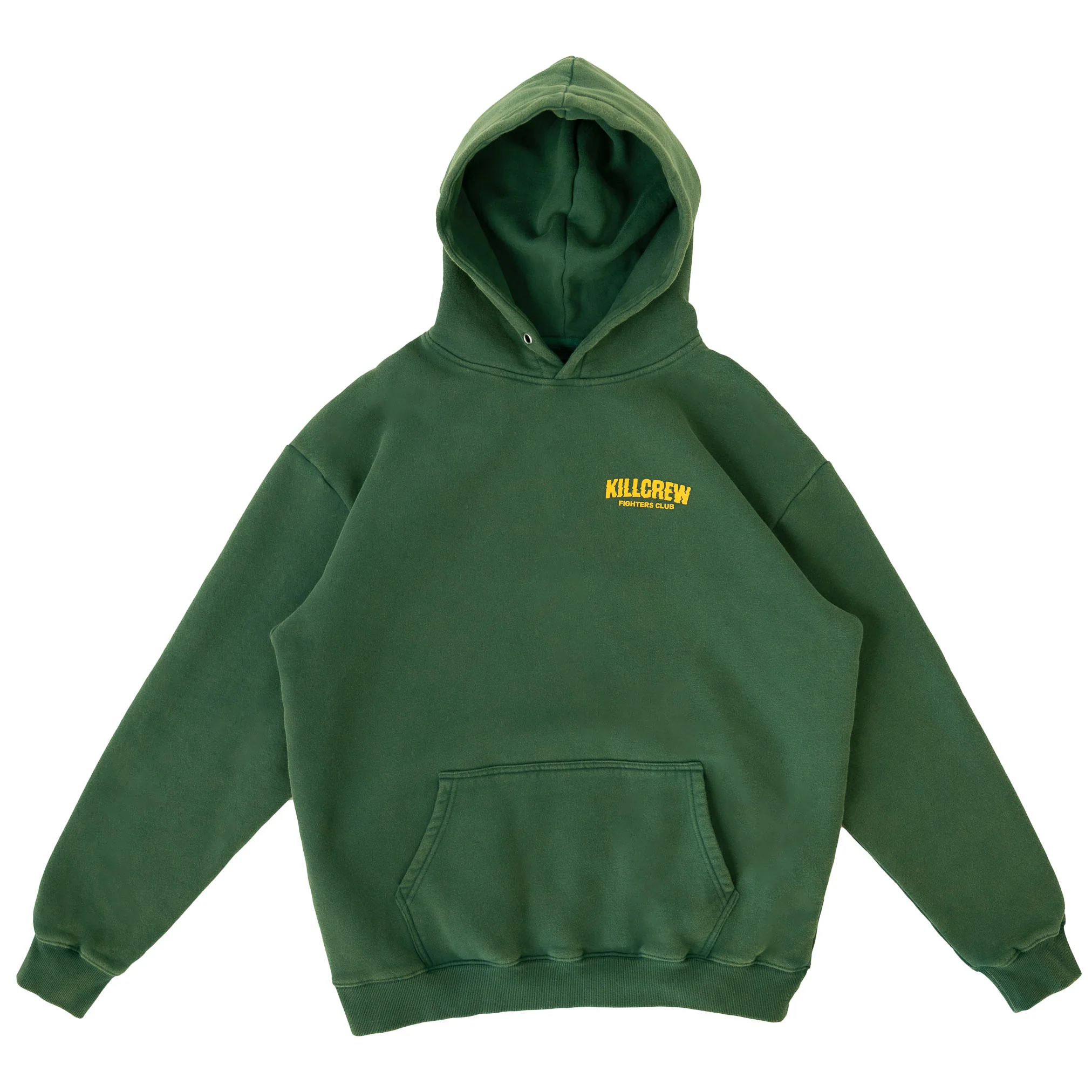 OVERSIZED LUX RIGOROUS TRAINING HOODIE - GREEN / GOLD - Image 7