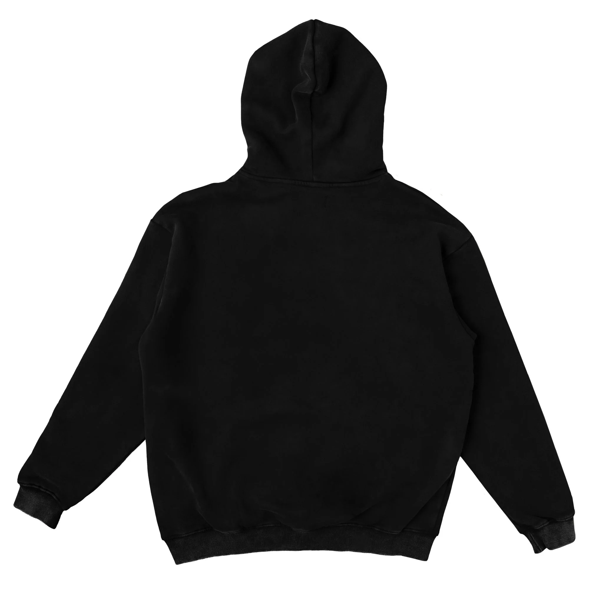 OVERSIZED LUX "SCRIPT" HOODIE - BLACKOUT - Image 7