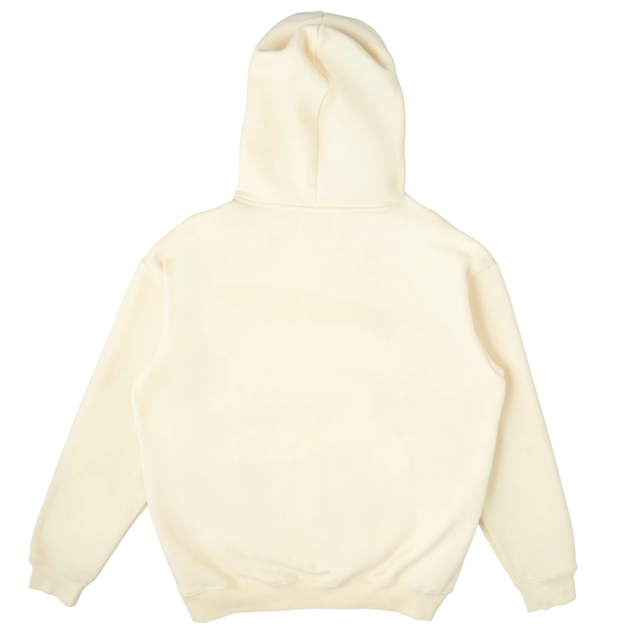 OVERSIZED LUX "SCRIPT" HOODIE - CREAM / BLACK - Image 7