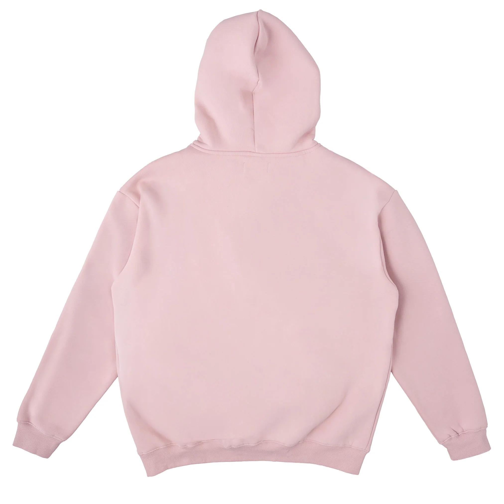 OVERSIZED LUX "SCRIPT" HOODIE - ROSÉ / WHITE - Image 7