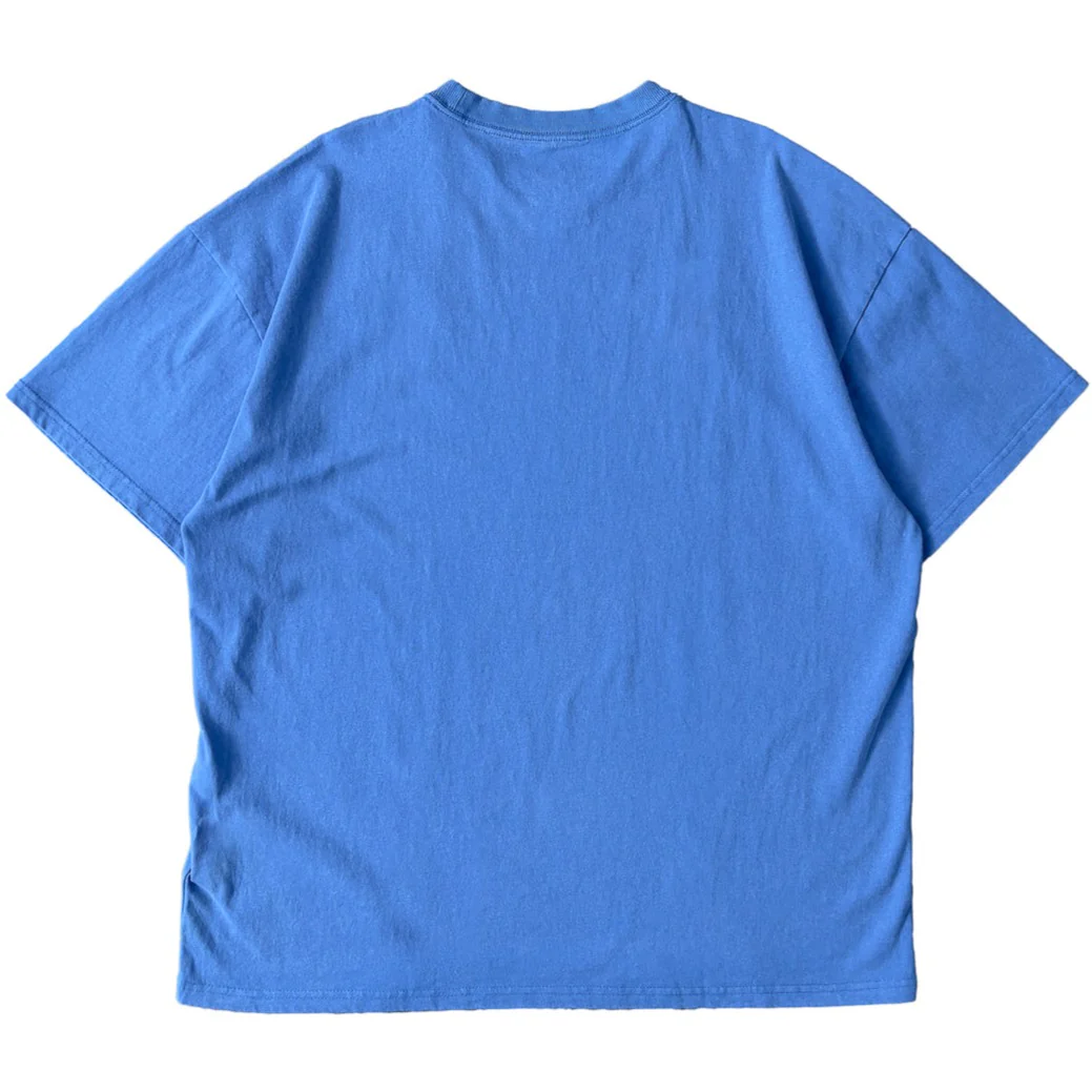 RELAXED FIT LUX SCRIPT T-SHIRT - BLUE / YELLOW - Image 7