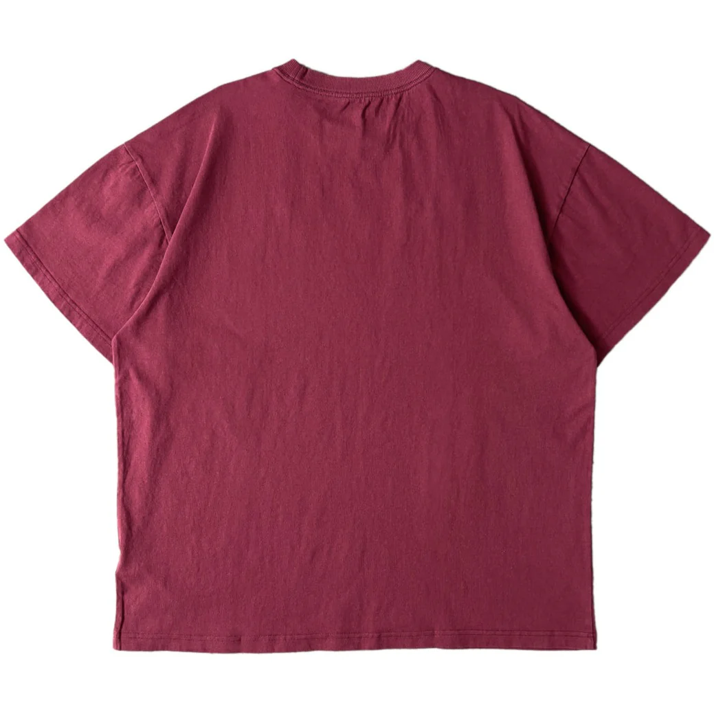 RELAXED FIT LUX SCRIPT T-SHIRT - RED / YELLOW - Image 7