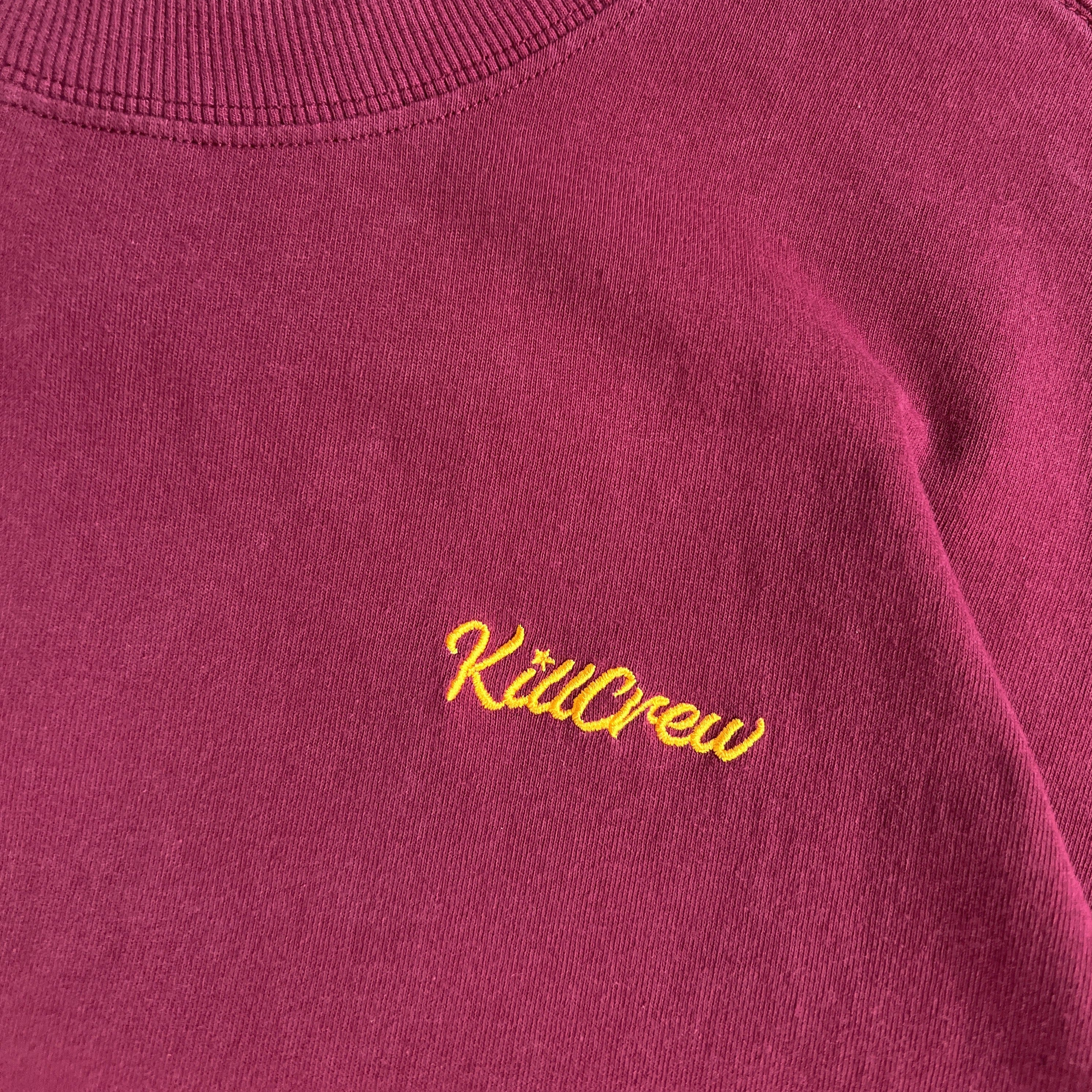 RELAXED FIT LUX SCRIPT T-SHIRT - RED / YELLOW - Image 9